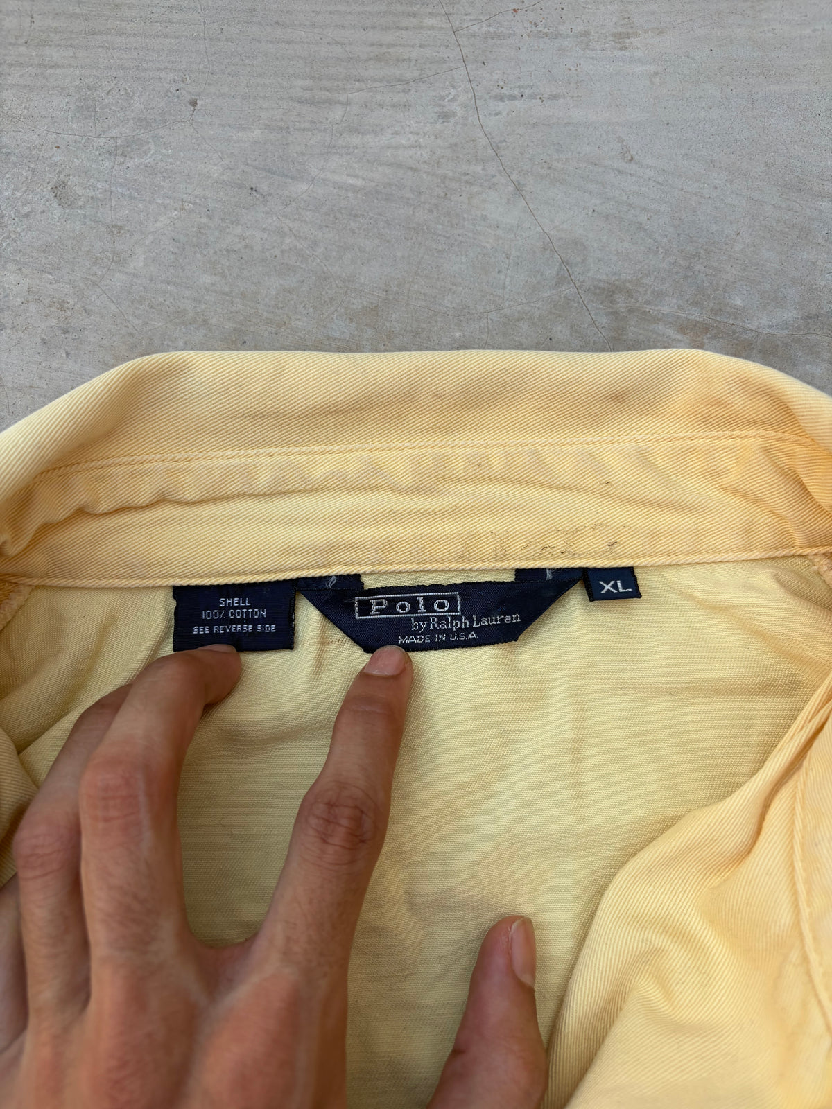 90s Vintage Polo Ralph Lauren Harrington Jacket Made in USA XL