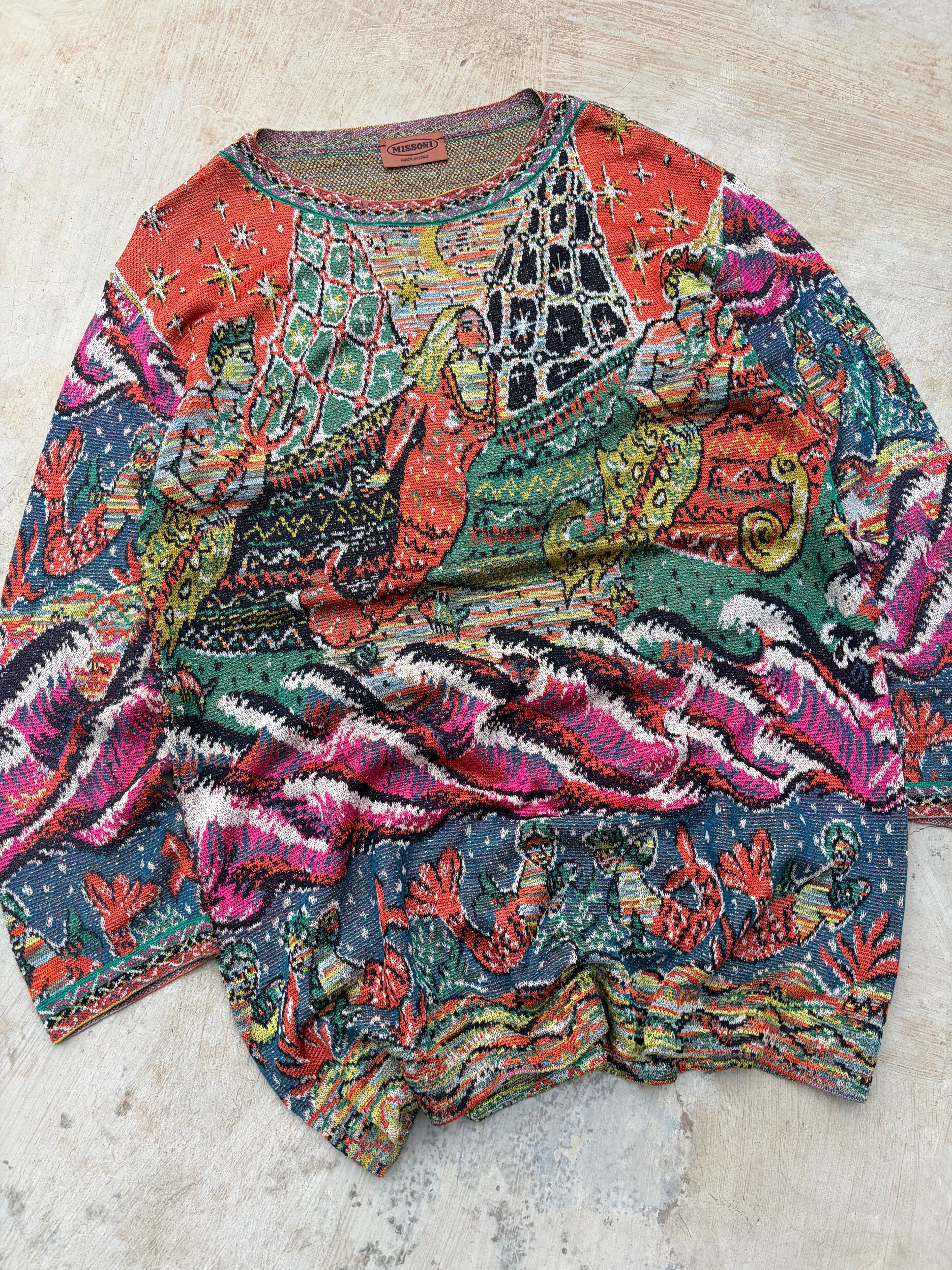 Vintage 90s Missoni Knitwear Sweater M