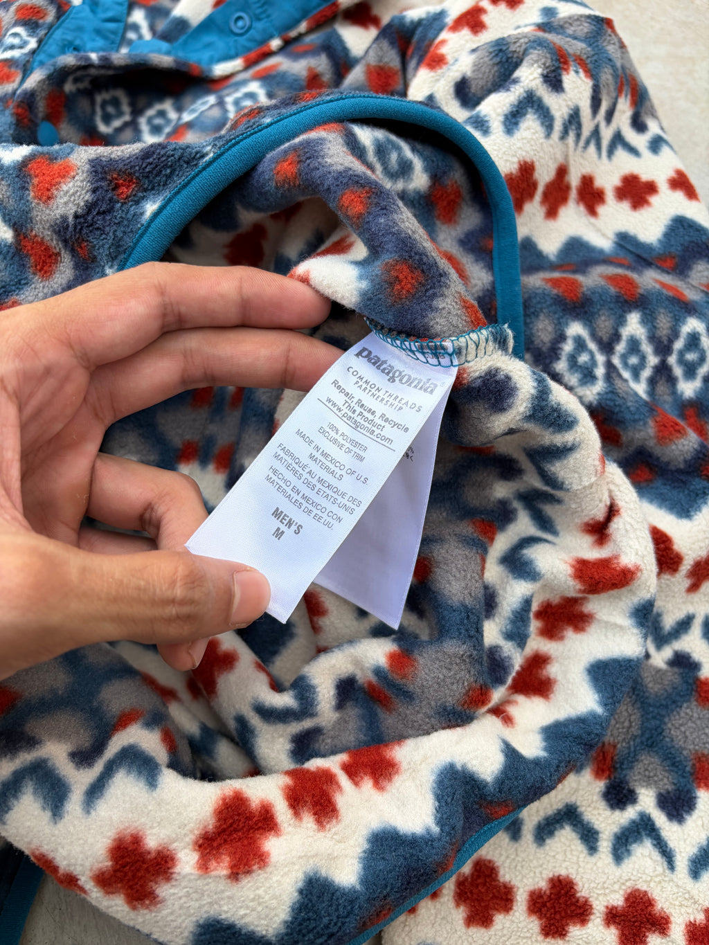 Vintage Patagonia Synchilla Aztec Fleece Pullover M/L