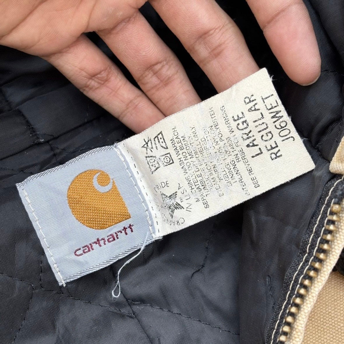 Vintage 90s Carhartt Active Jacket WET L
