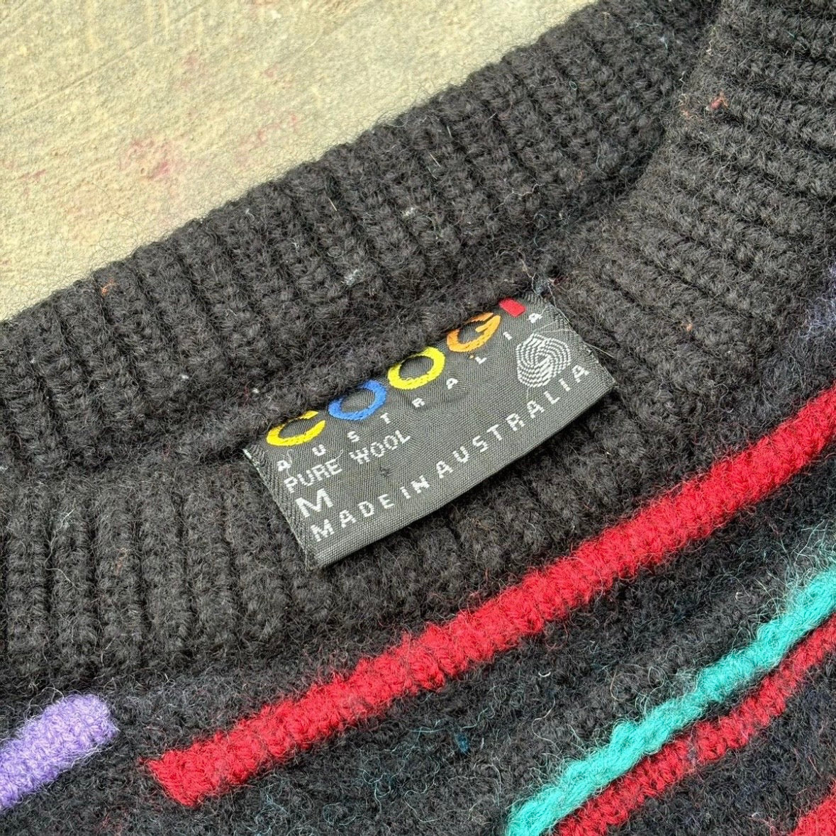 Vintage 90s Coogi Illusion Knitwear M