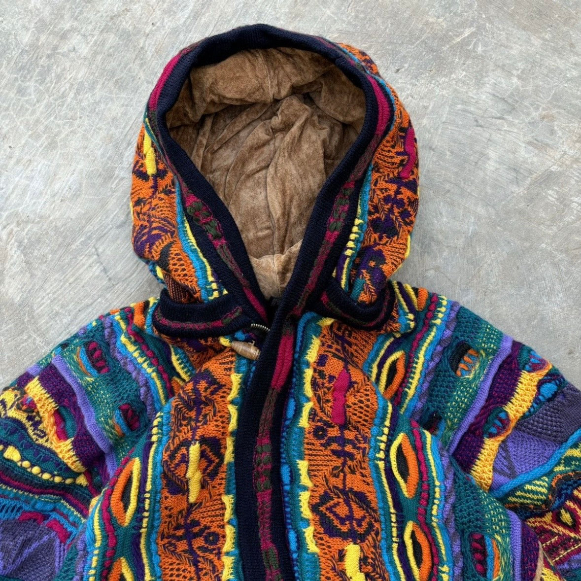 Vintage 90s Coogi Knitwear Hooded M/L