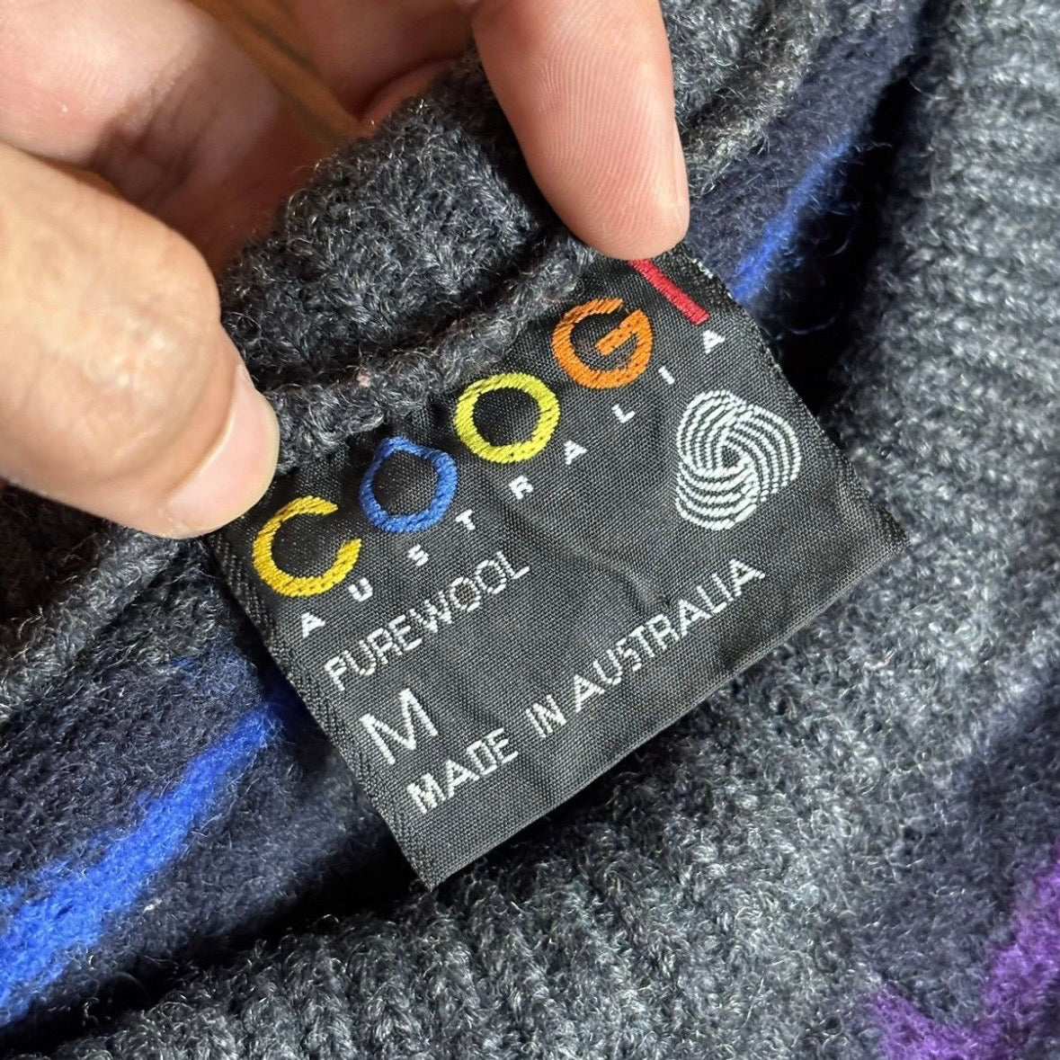 Vintage 90s Crop Coogi Knitwear L