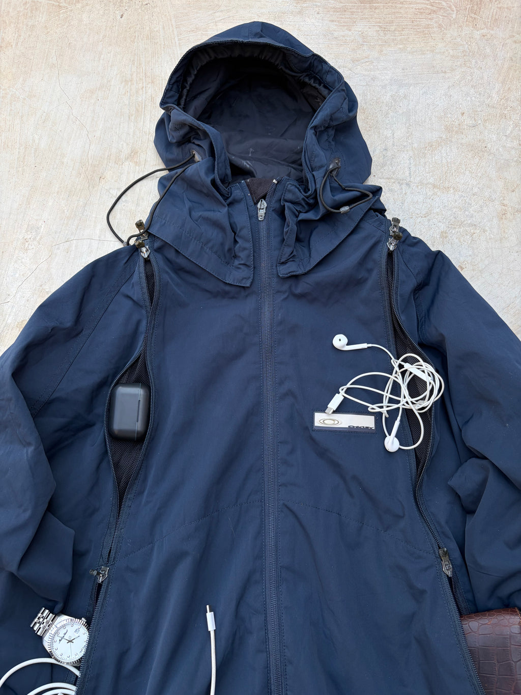 Vintage 2006 Oakley Nitro Fuel 2 Technical Jacket Navy XL