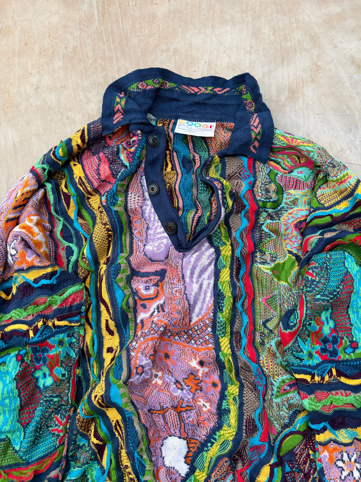 90s Ultra Rare COOGI Australia Animal Knit Sweater M