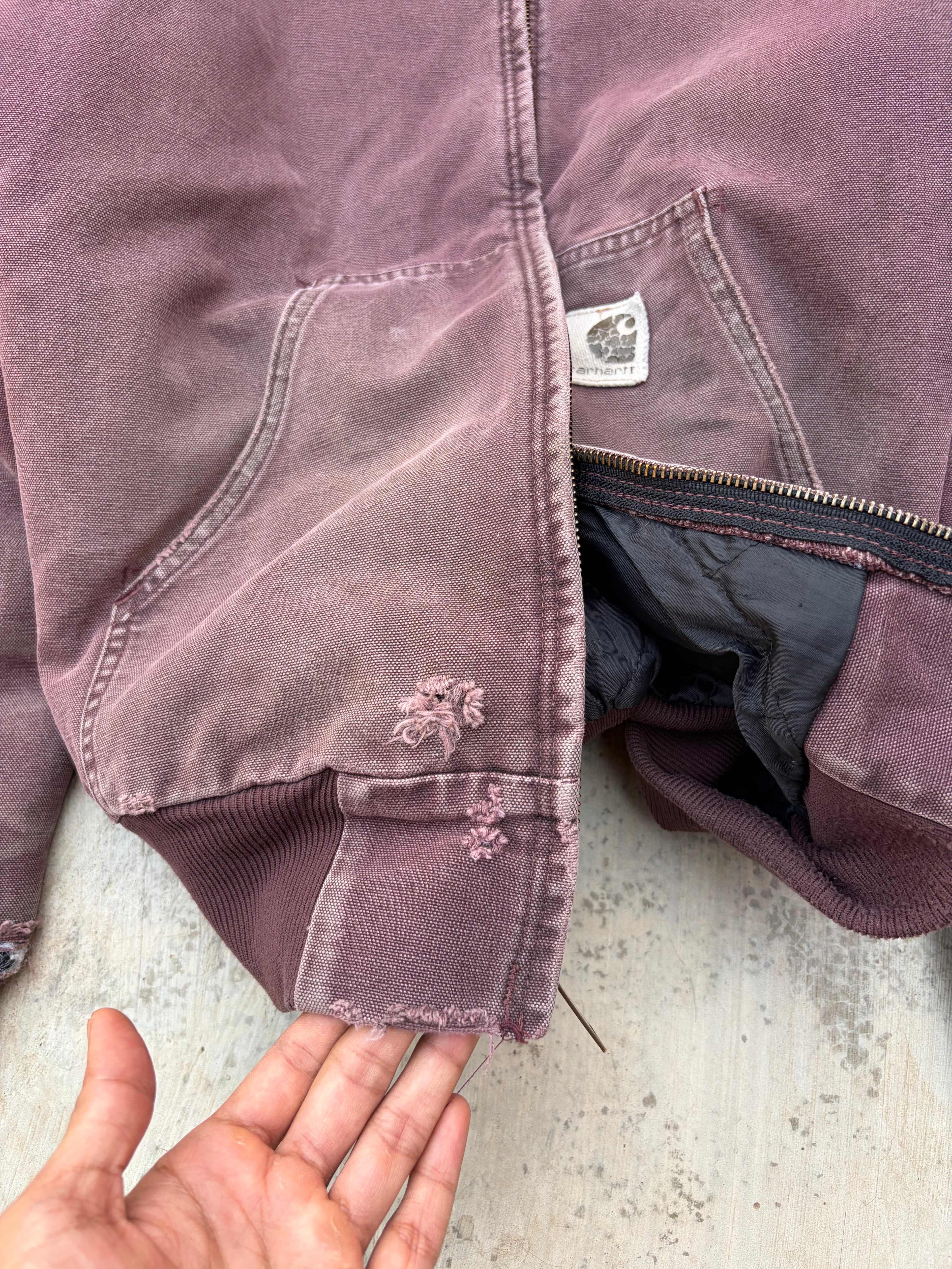 Vintage 1999 Sunfaded Carhartt Active Jacket J06 BRG XL