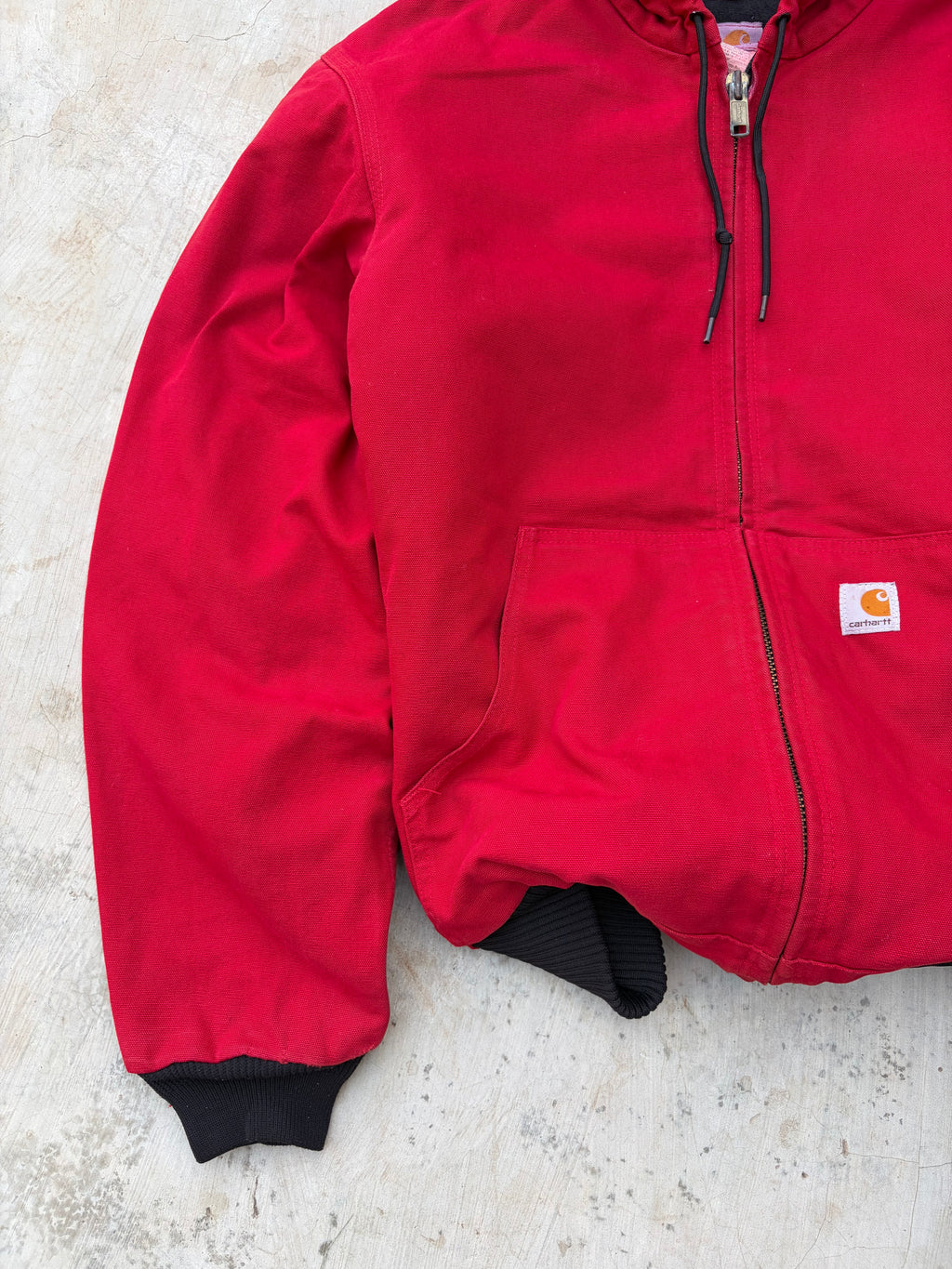 Vintage 00s Carhartt Active Jacket J140 RED L