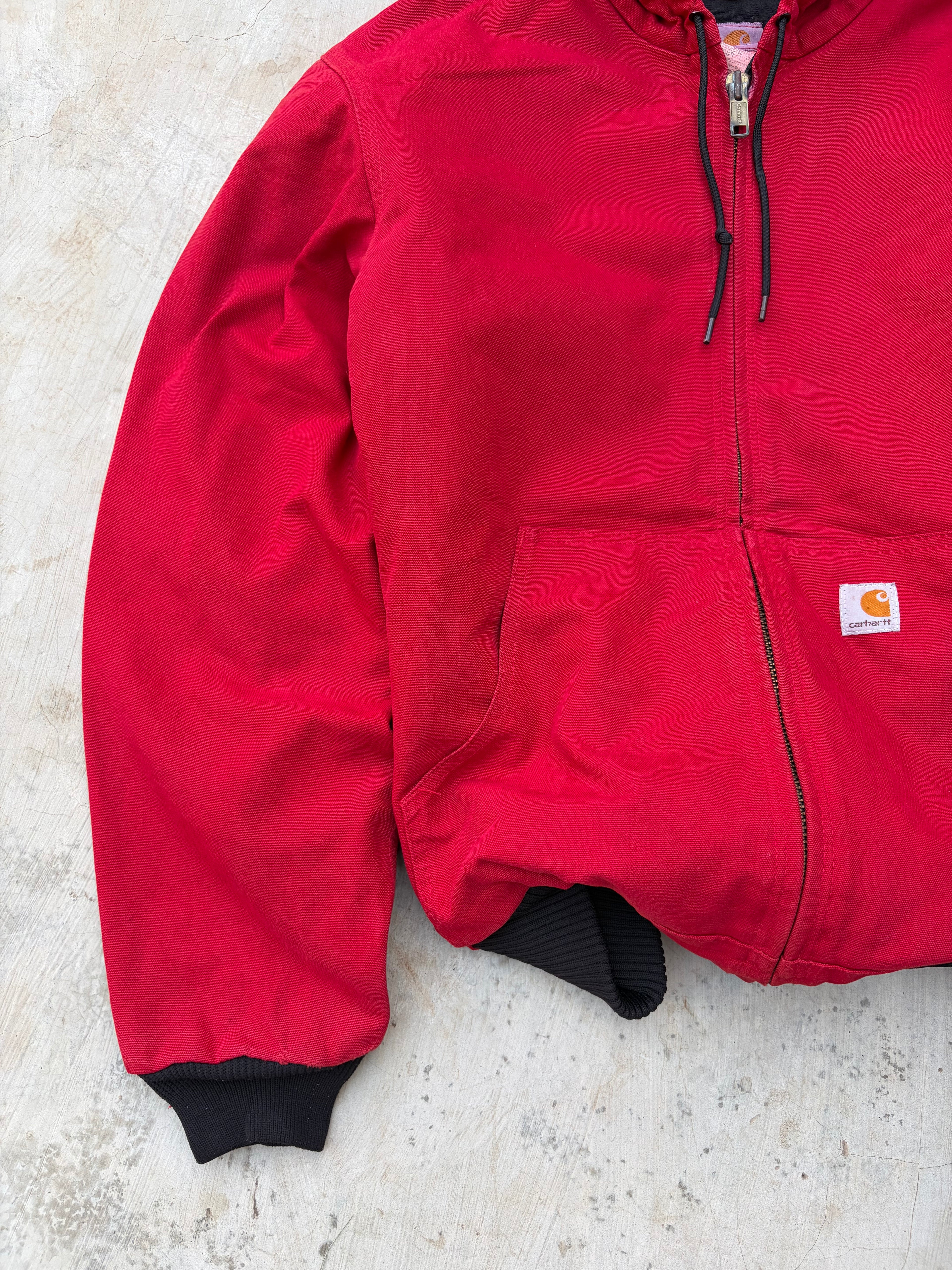 Vintage 00s Carhartt Active Jacket J140 RED L