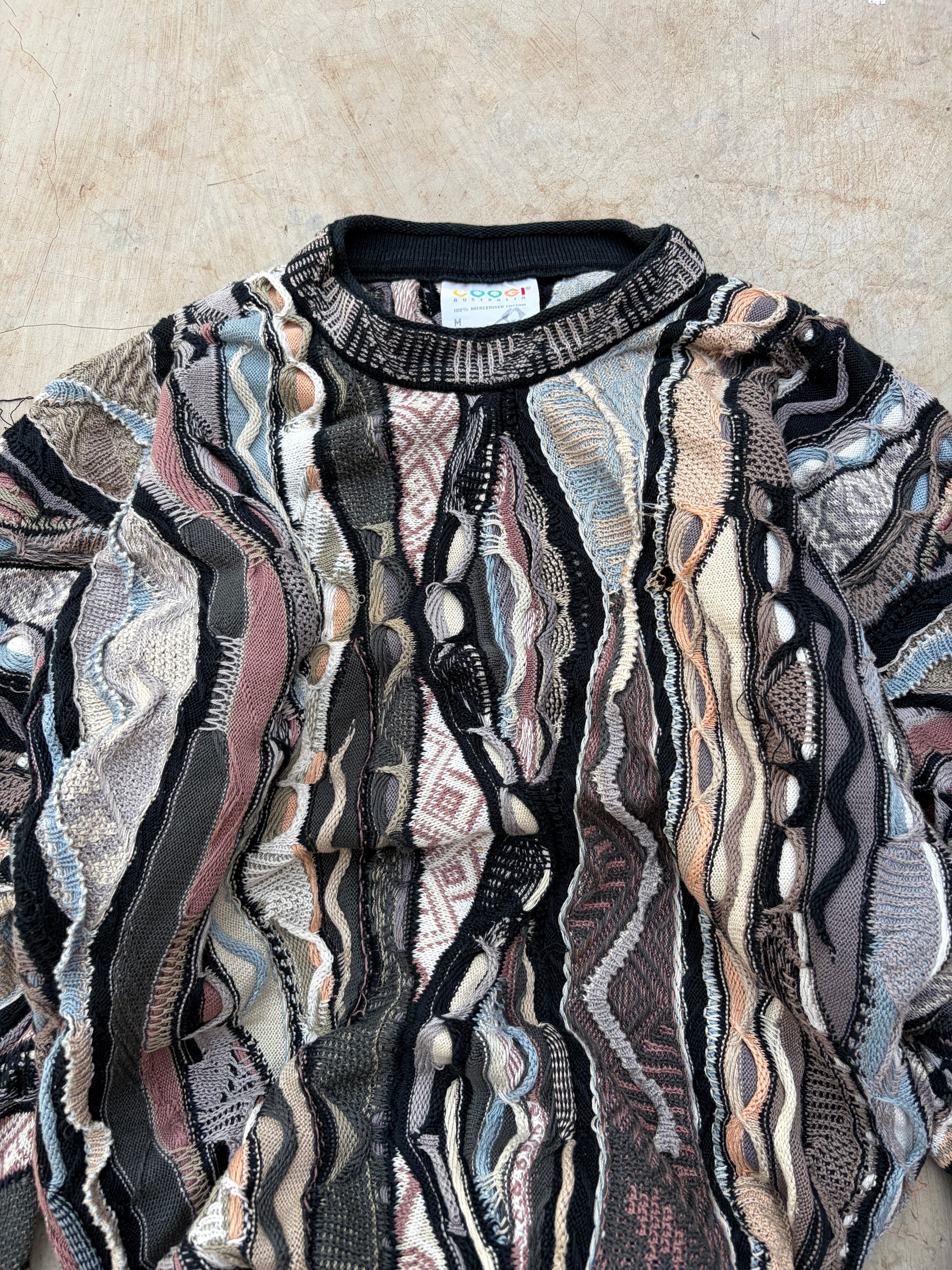 Vintage 90s Coogi 3D Knit Sweater L