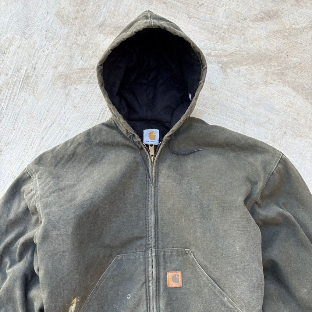 Vintage 00s Sunfaded Carhartt Active Jacket DRG XL