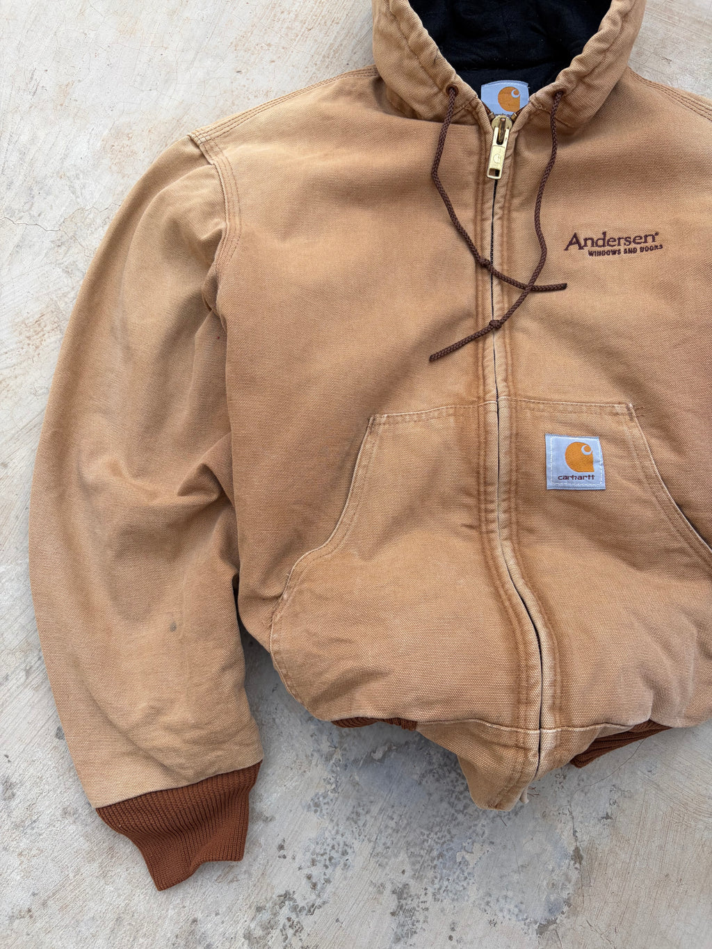Vintage 00s Carhartt Active Jacket J04 BRN M