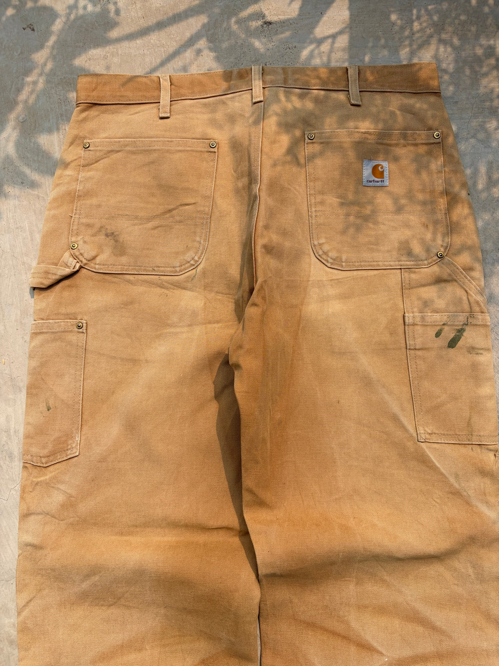 Vintage Carhartt Painted & Faded Double Knee 36