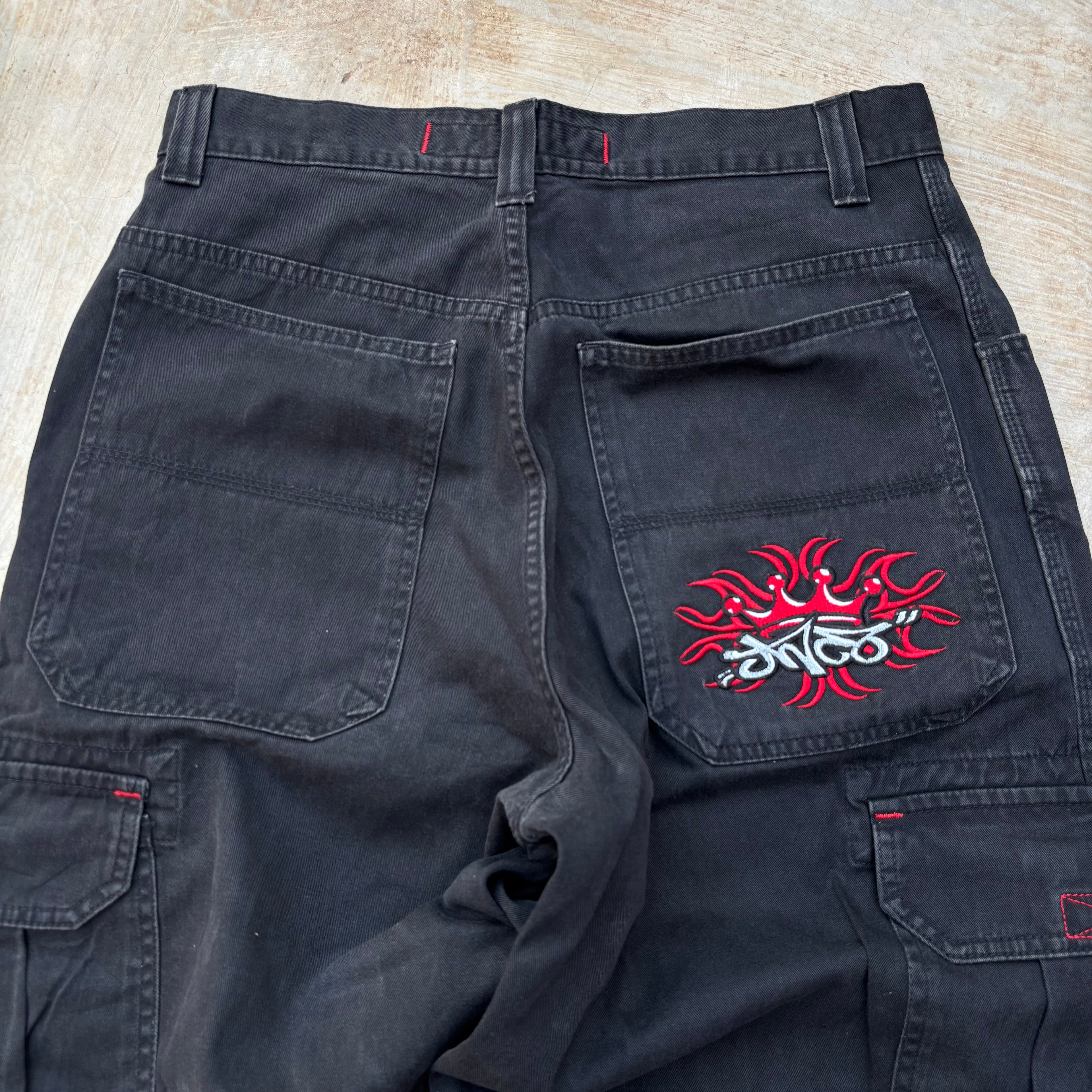 Vintage 90s Jncos Spell Out Jorts 32