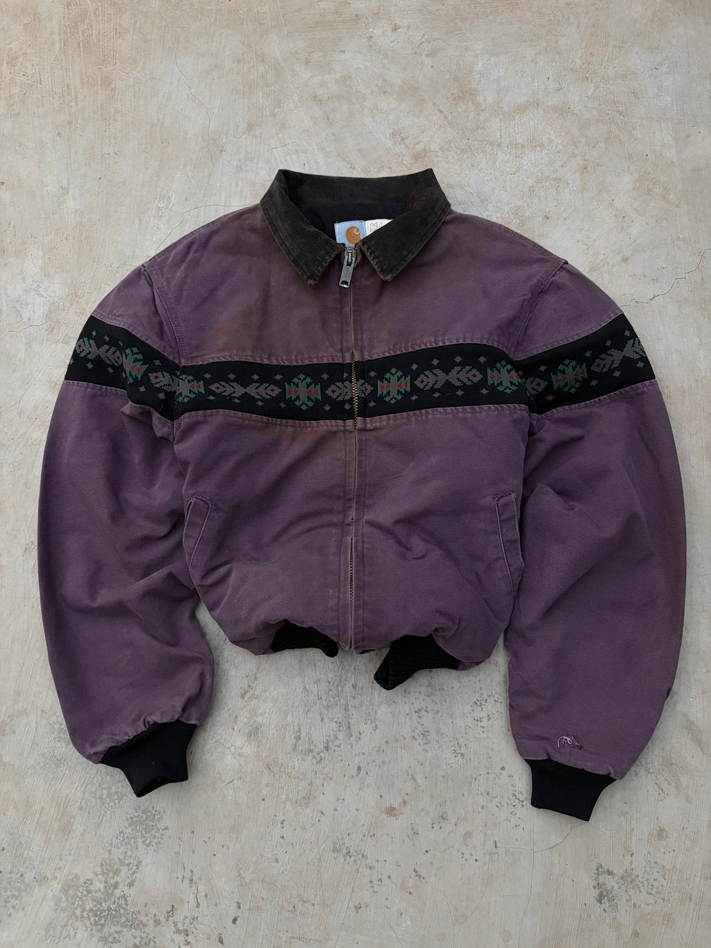 Vintage 1994 Carhartt Santa FE Aztec Jacket L