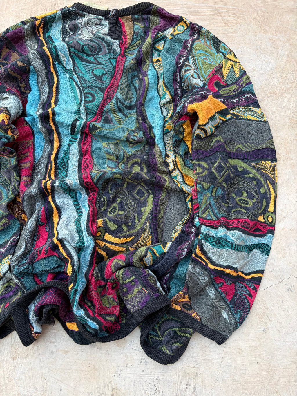 90s COOGI Australia Mercerized Cotton Knit Sweater Size L/XL