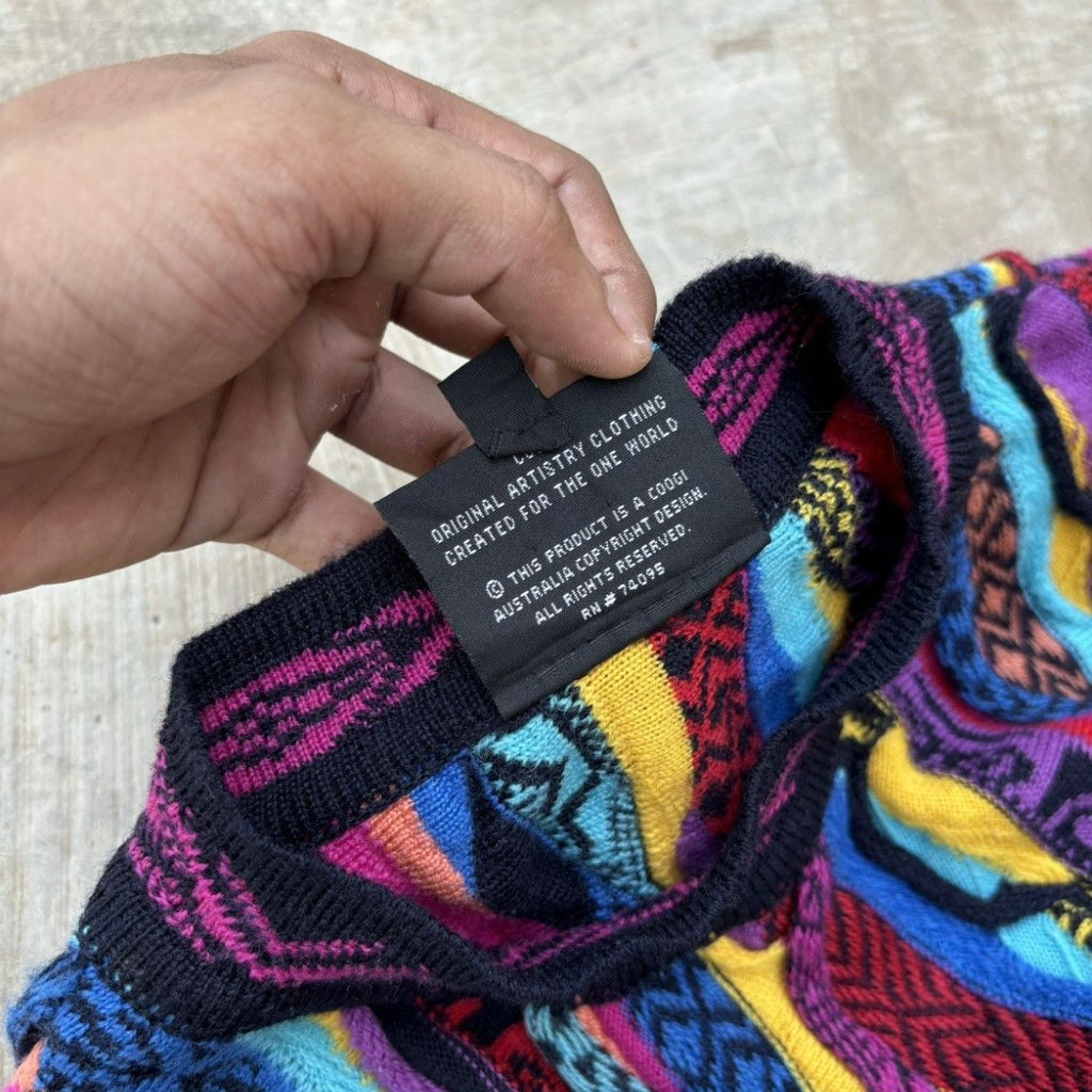 Vintage 90s Coogi Multi Colour Knitwear M