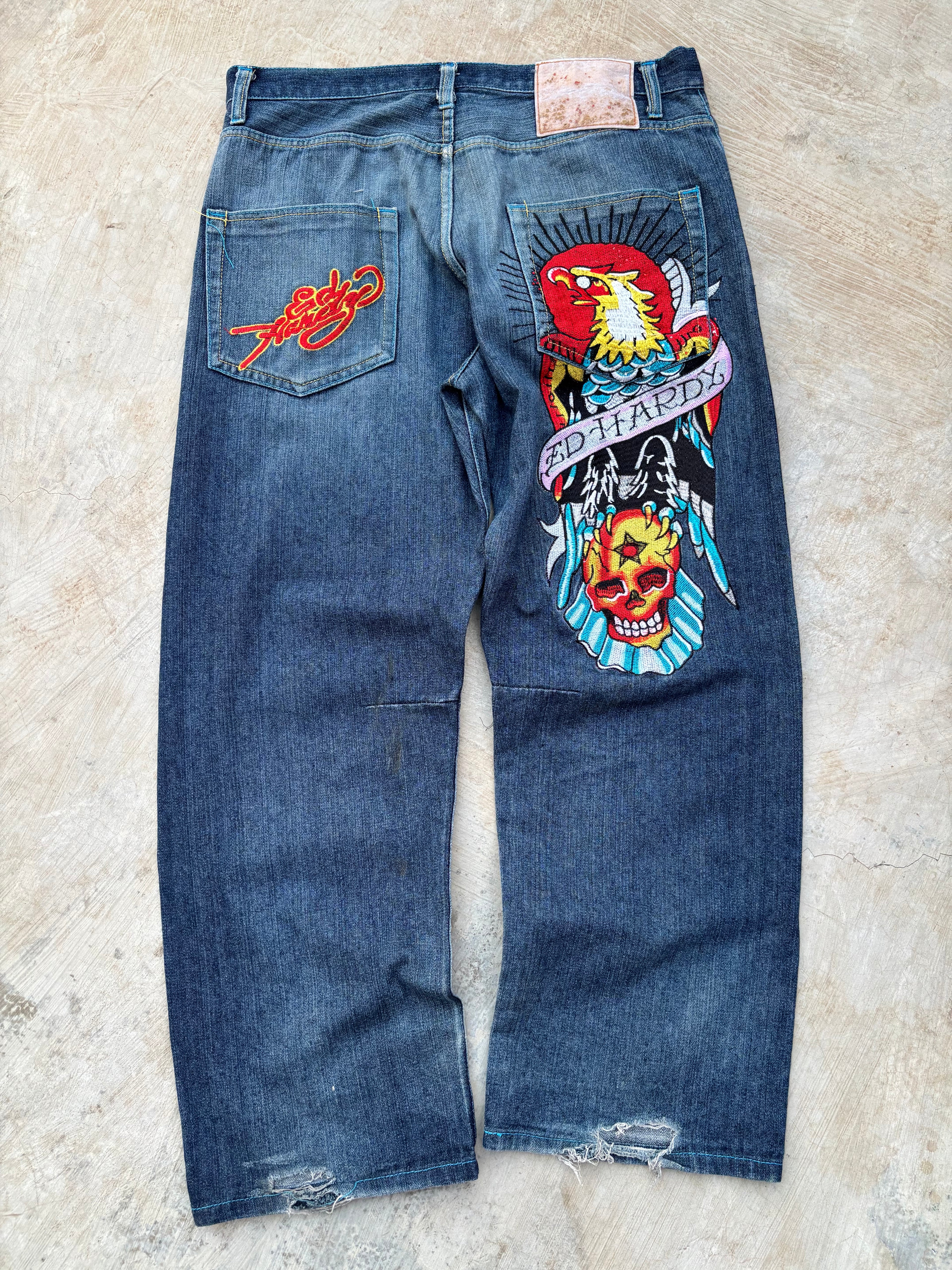 Vintage 00s Edhardy Y2k Pant 36