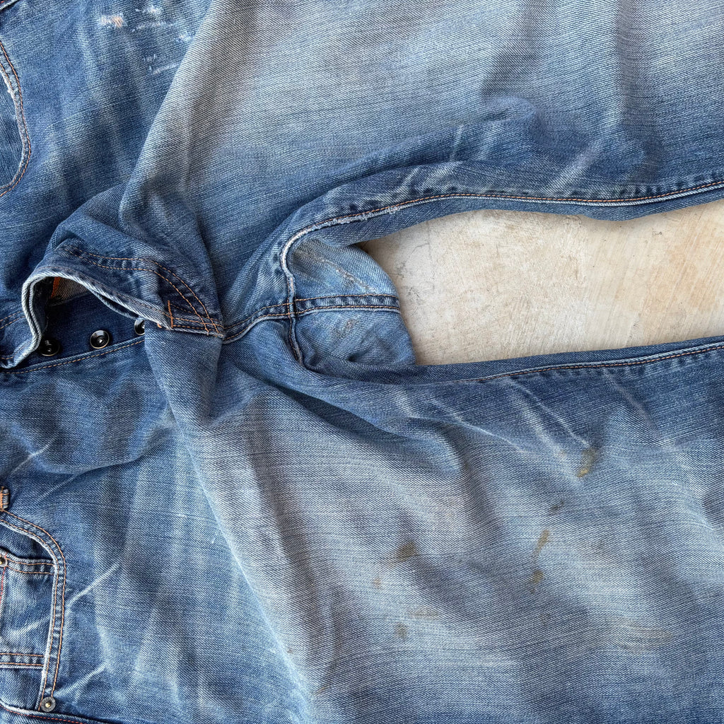 Vintage 00s Edhardy Spell Out Denim Jeans 40