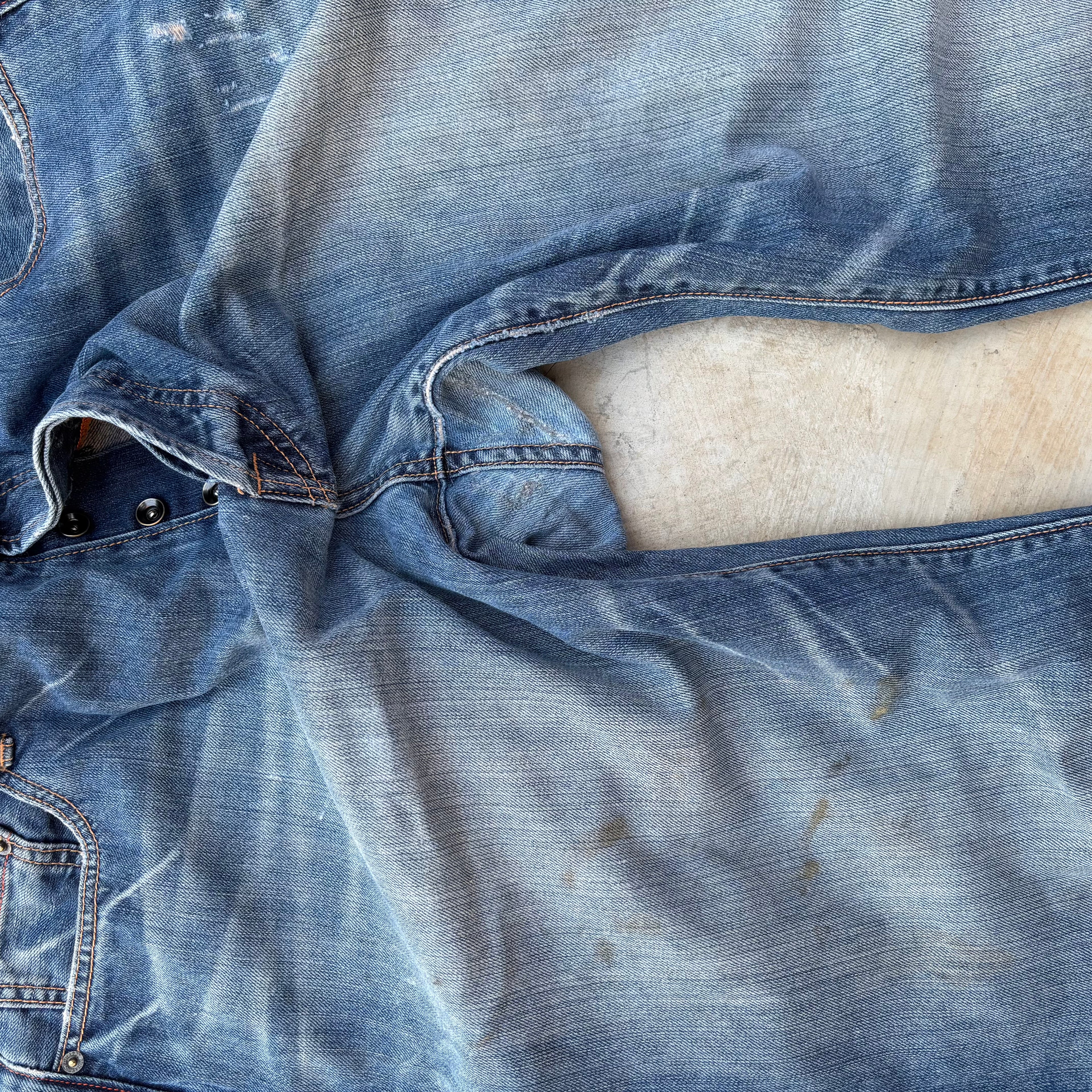 Vintage 00s Edhardy Spell Out Denim Jeans 40