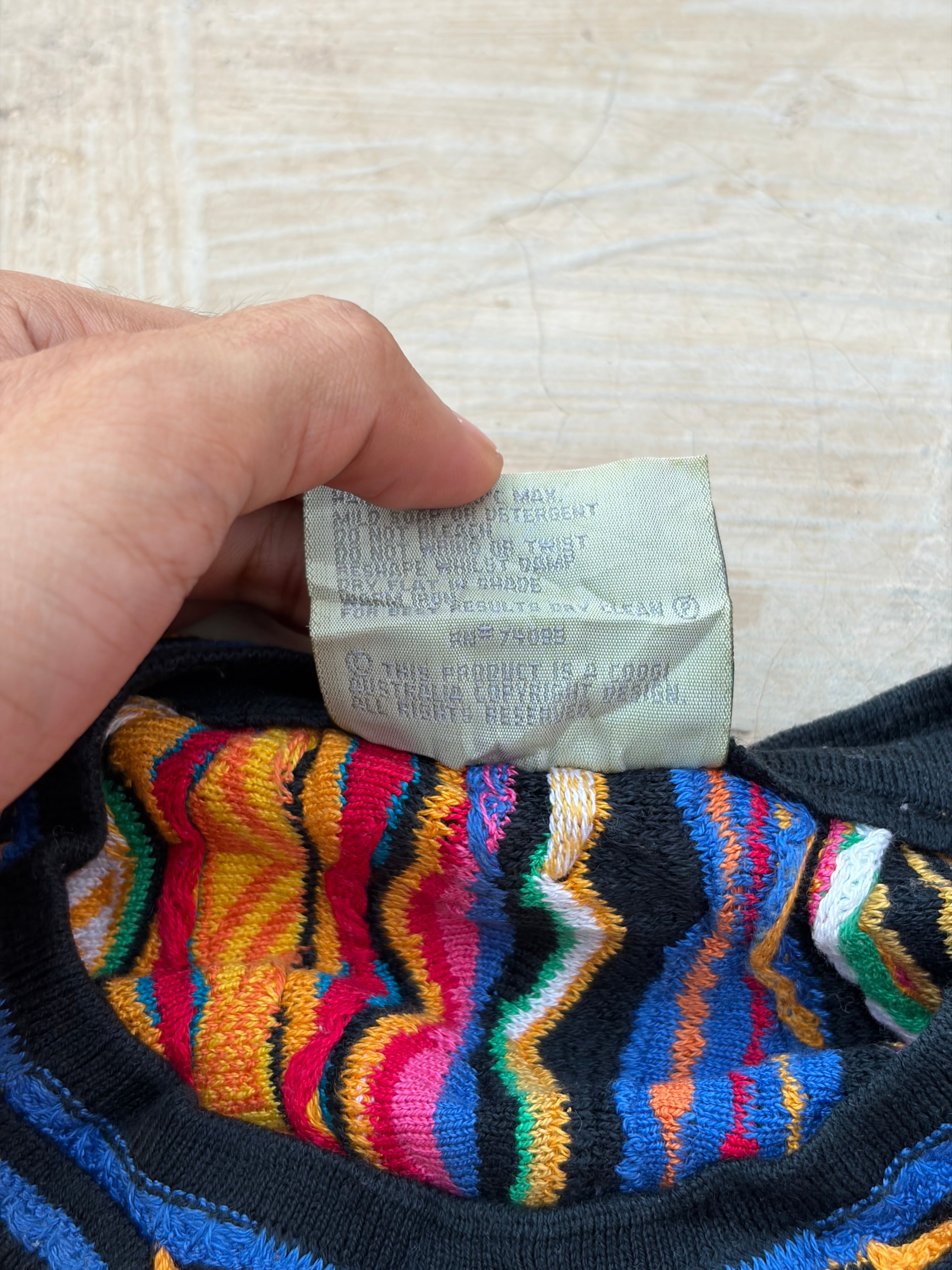 90s Coogi Australia Pure New Wool Knit Sweater Made In Australia M