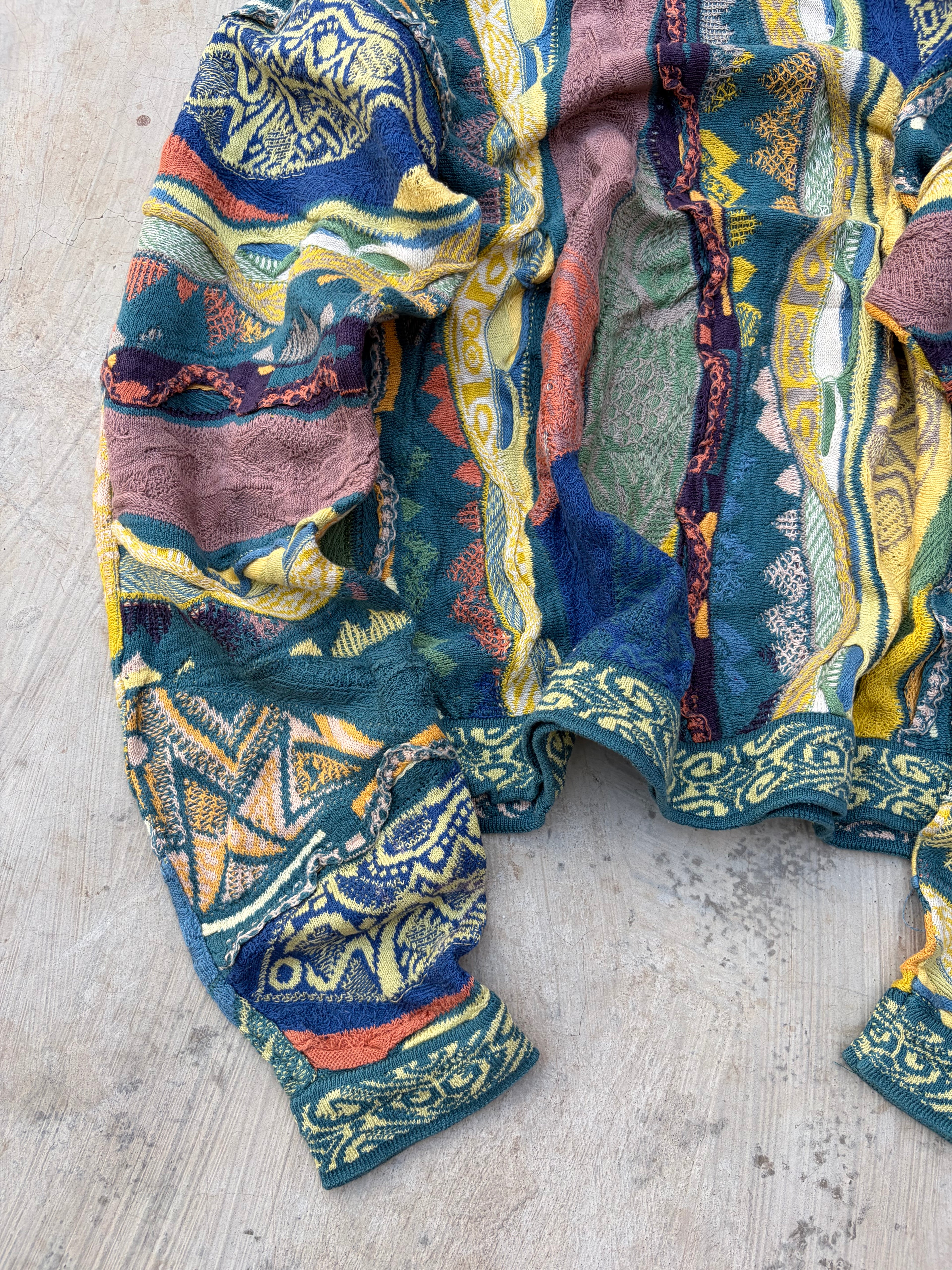 Vintage 90s Coogi Australia Mercerised Cotton Knit Sweater L