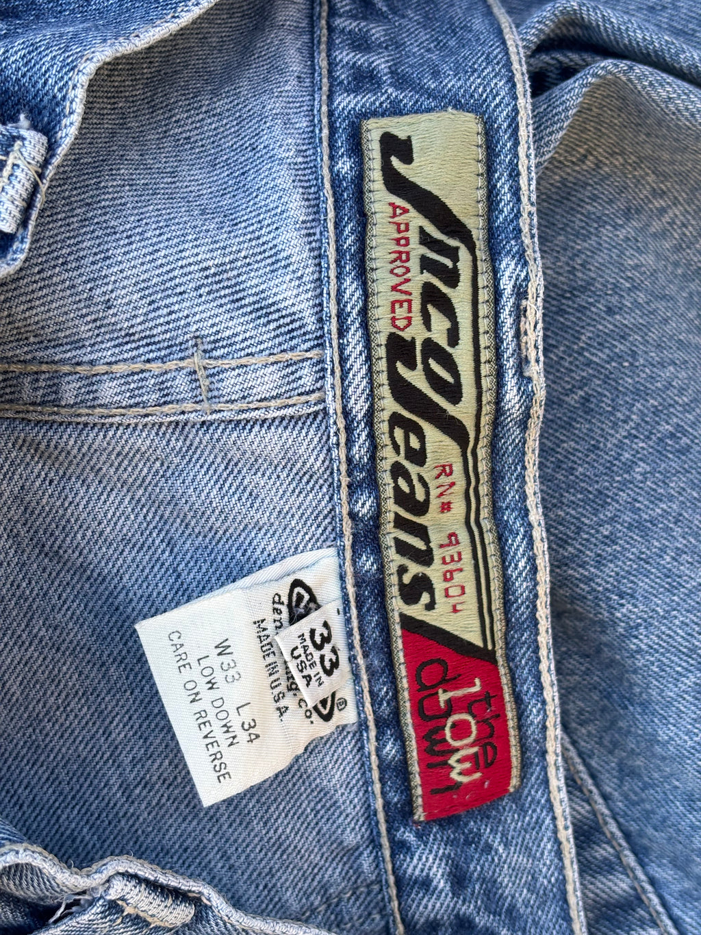 Vintage 90s Jnco Spellout Jeans 34