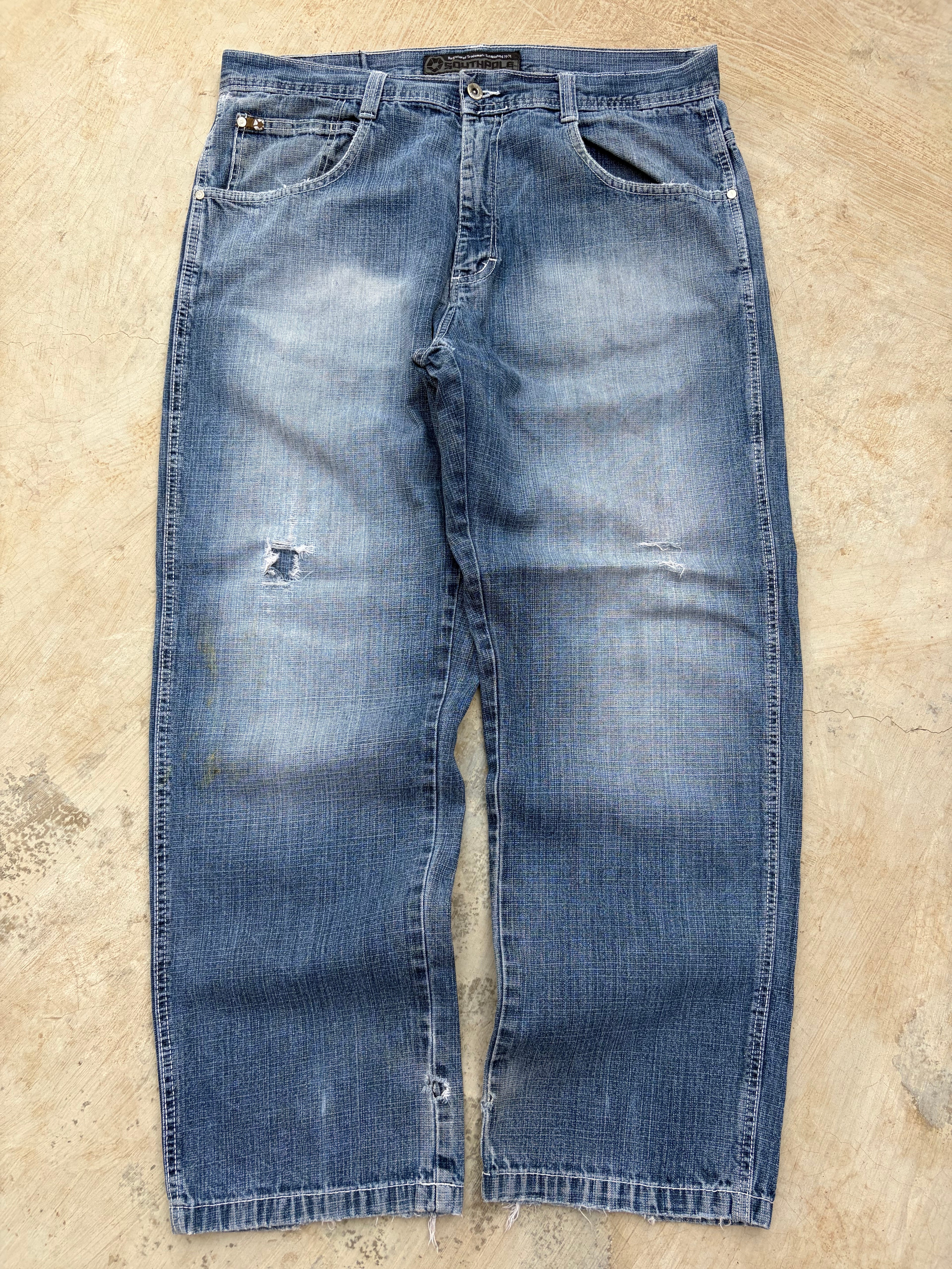Vintage 90s SouthPole Brown Tabs 38