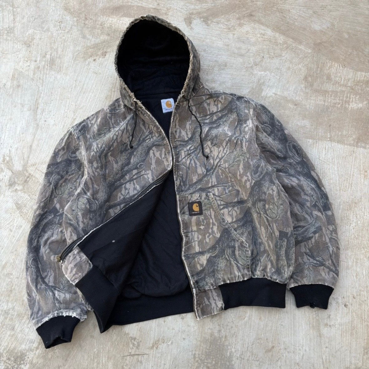 Rare Vintage Sunfaded 90s Carhartt Realtree Active Jacket XL