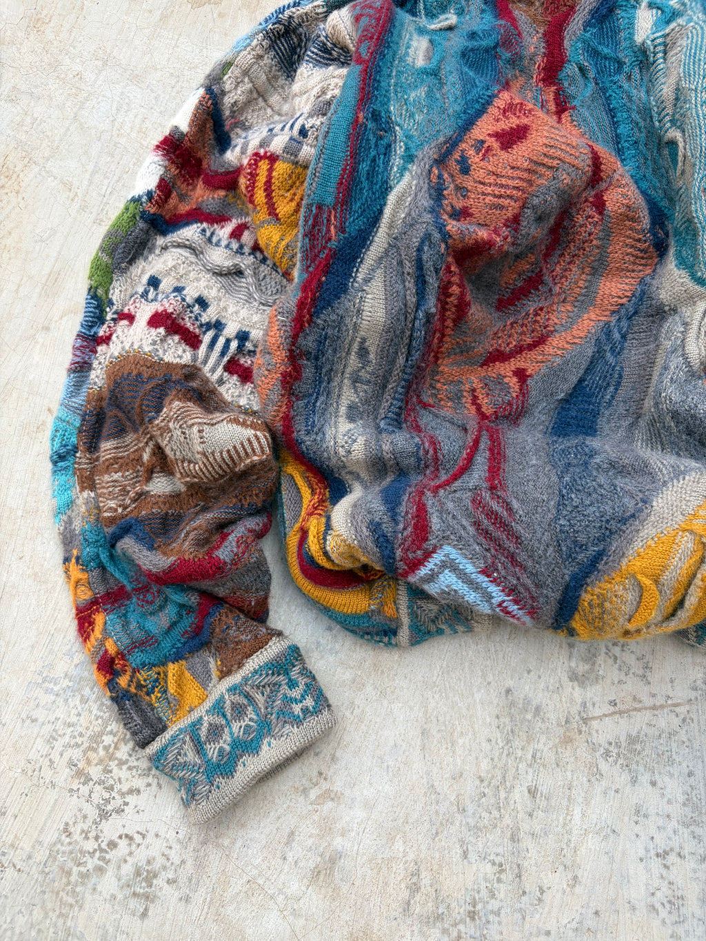 Vintage 90s Coogi 3D Knit Sweater S