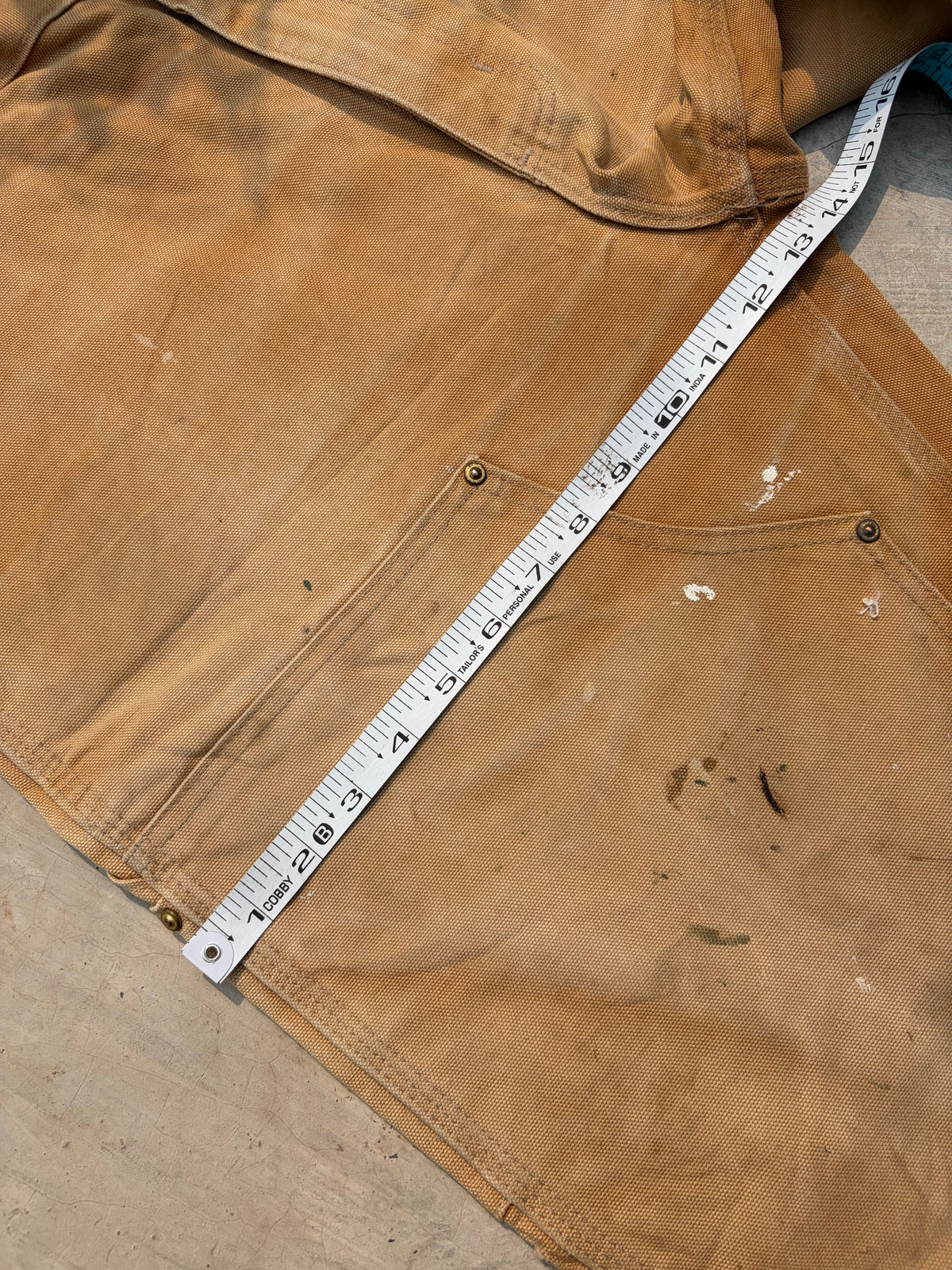 Vintage Carhartt Painted & Faded Double Knee 36