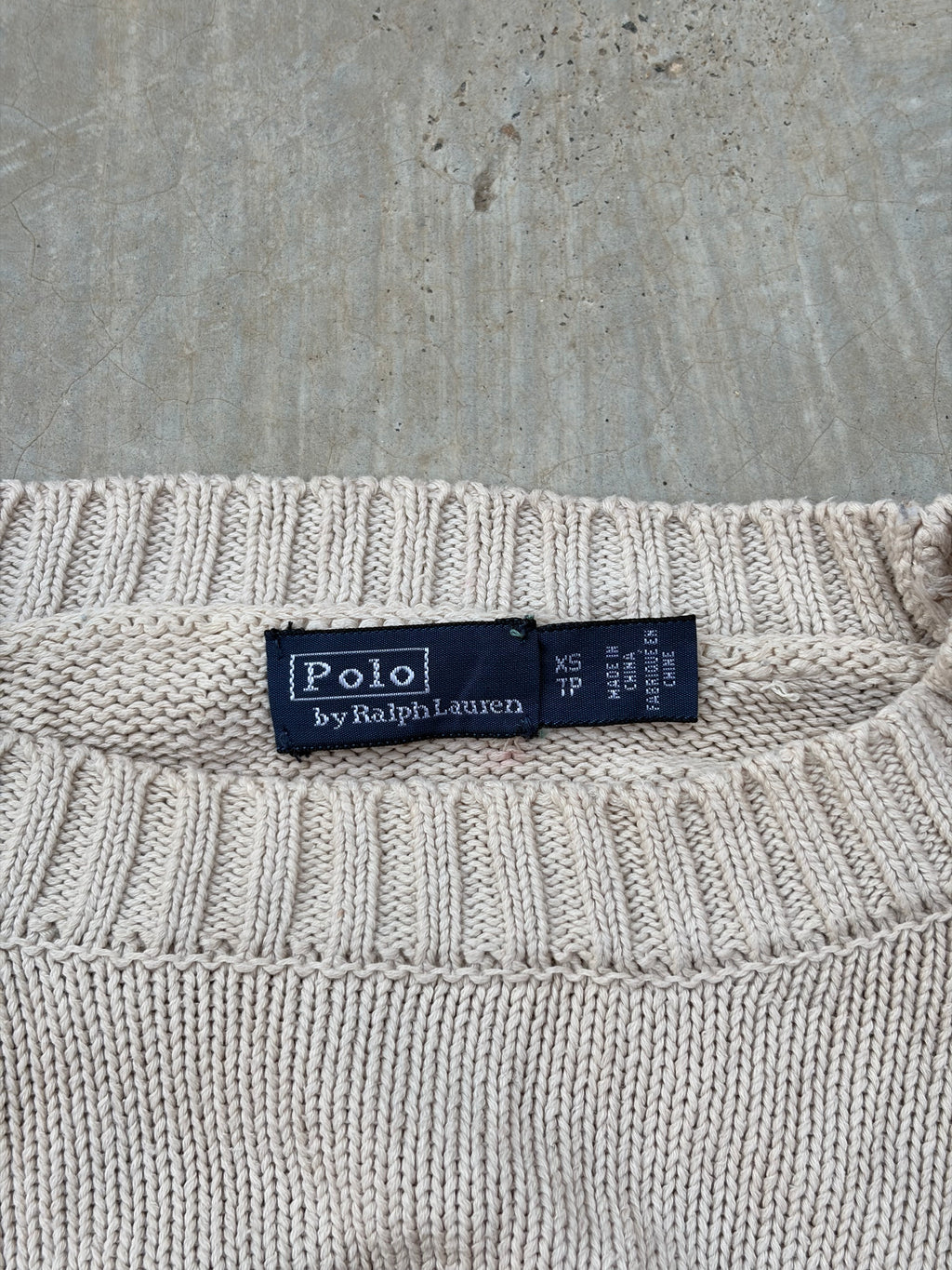 Rare Vintage Polo Ralph Lauren Bear Sweater M