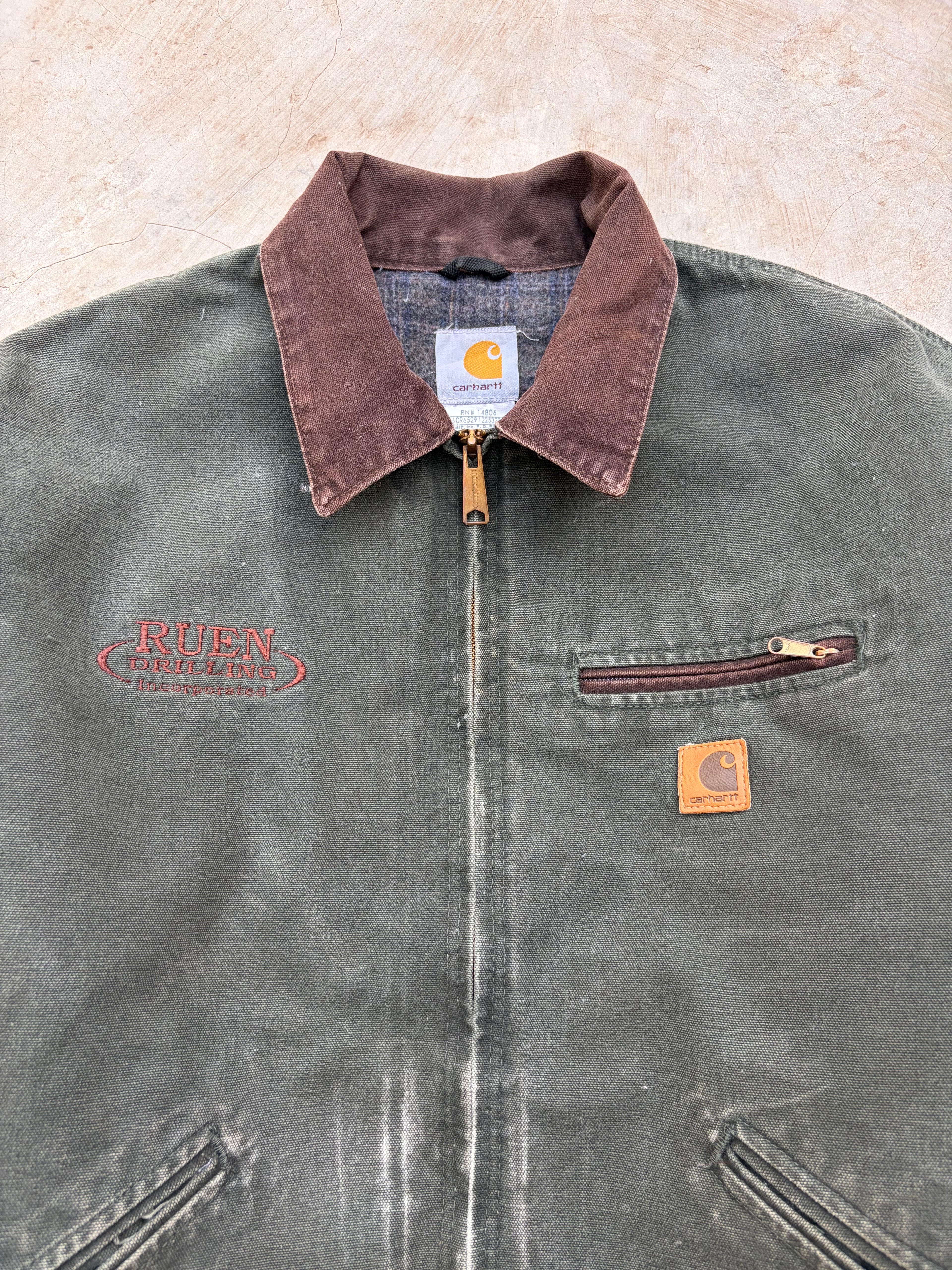 Vintage 00s Carhartt Detroit Jacket J97 MOS XL