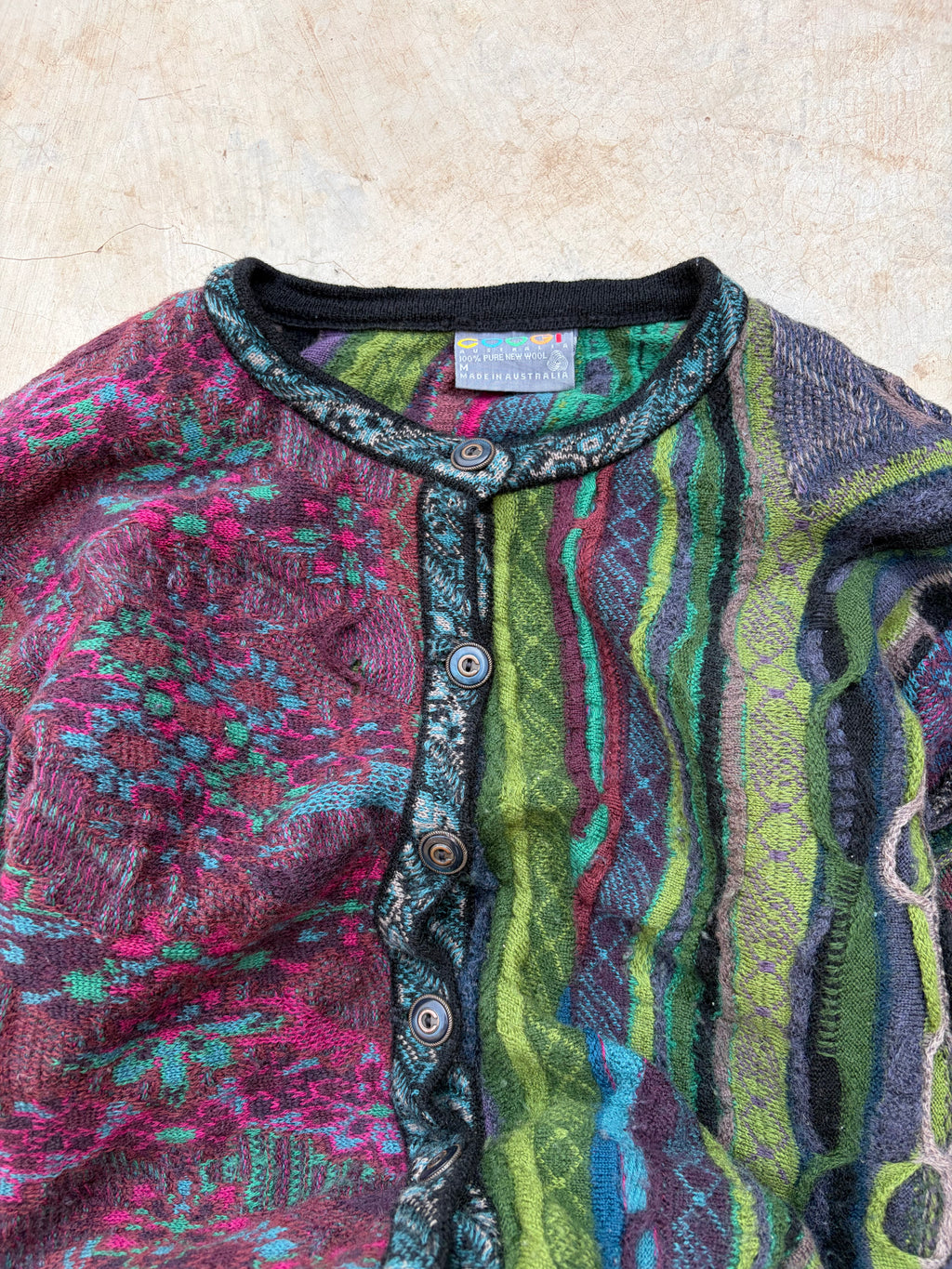 Vintage 90s Coogi Cardigan M