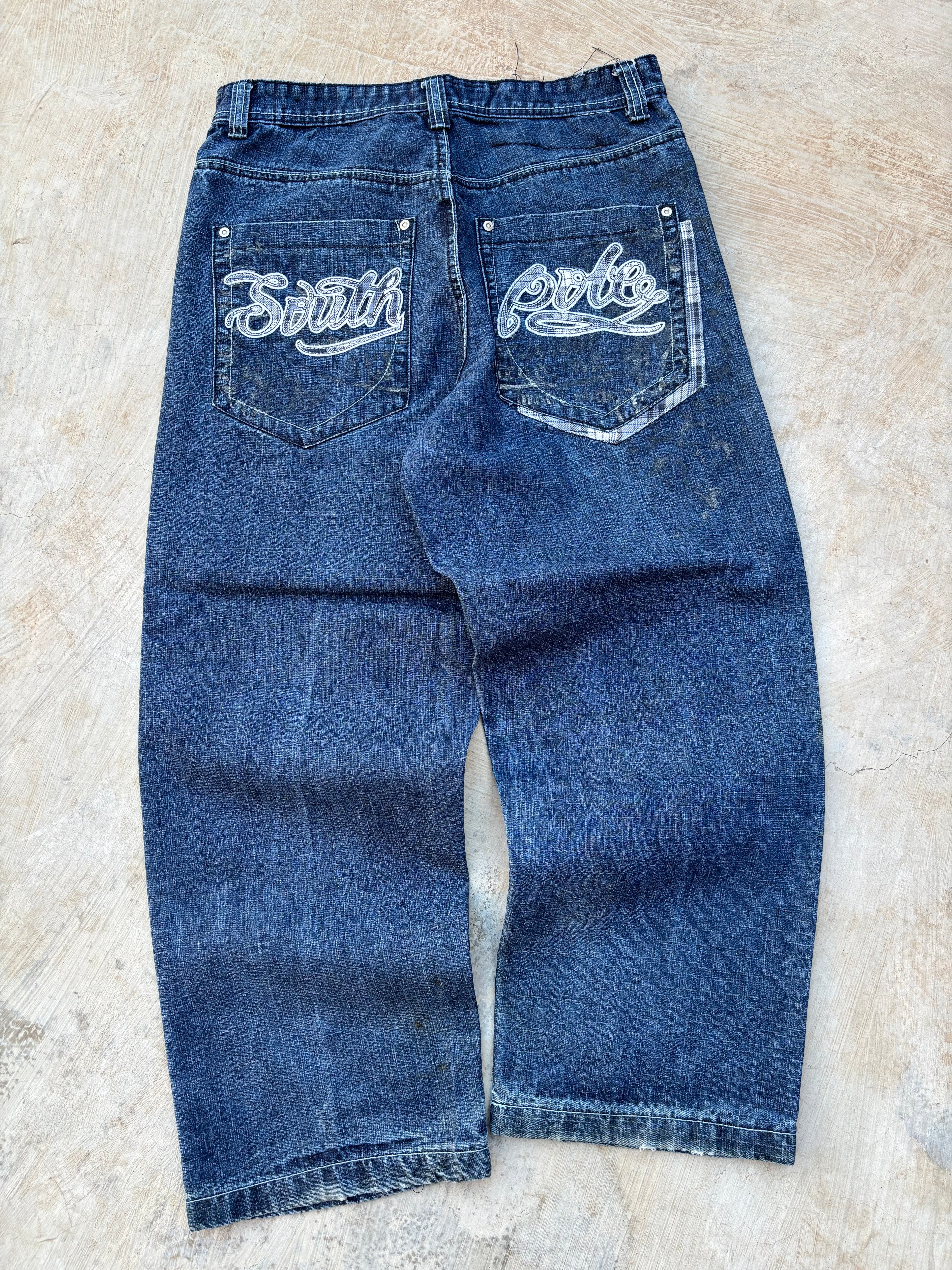 Vintage 90s SouthPole SpellOut Jeans 34