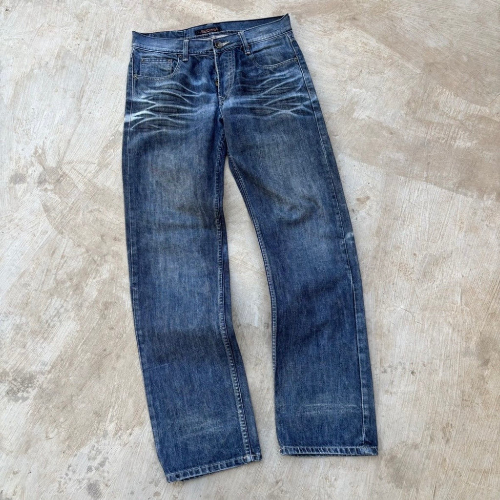 Vintage 00s Edhardy Skull Jeans 32