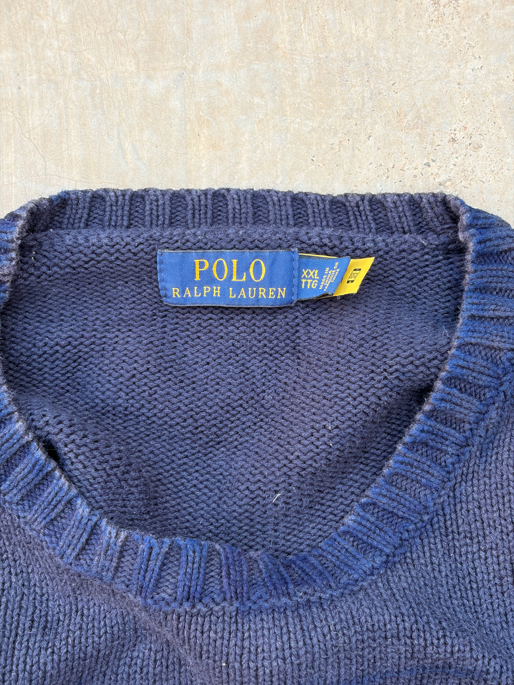 Vintage Polo Ralph Lauren USA Flag Sweater XL/XXL