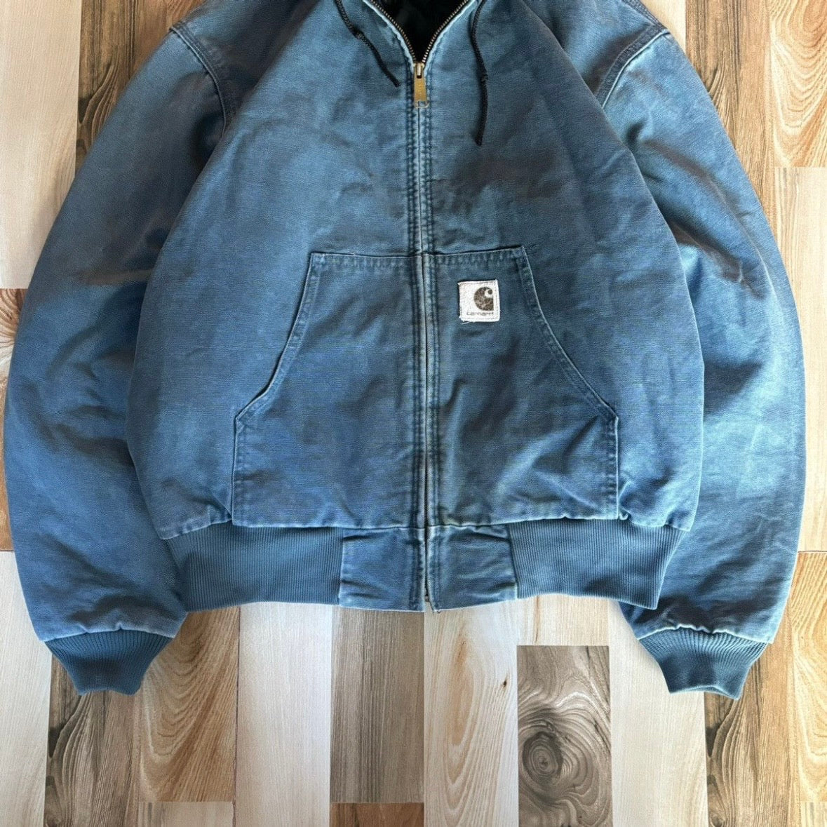 Vintage 90s Faded Carhartt Active Jacket HTG L