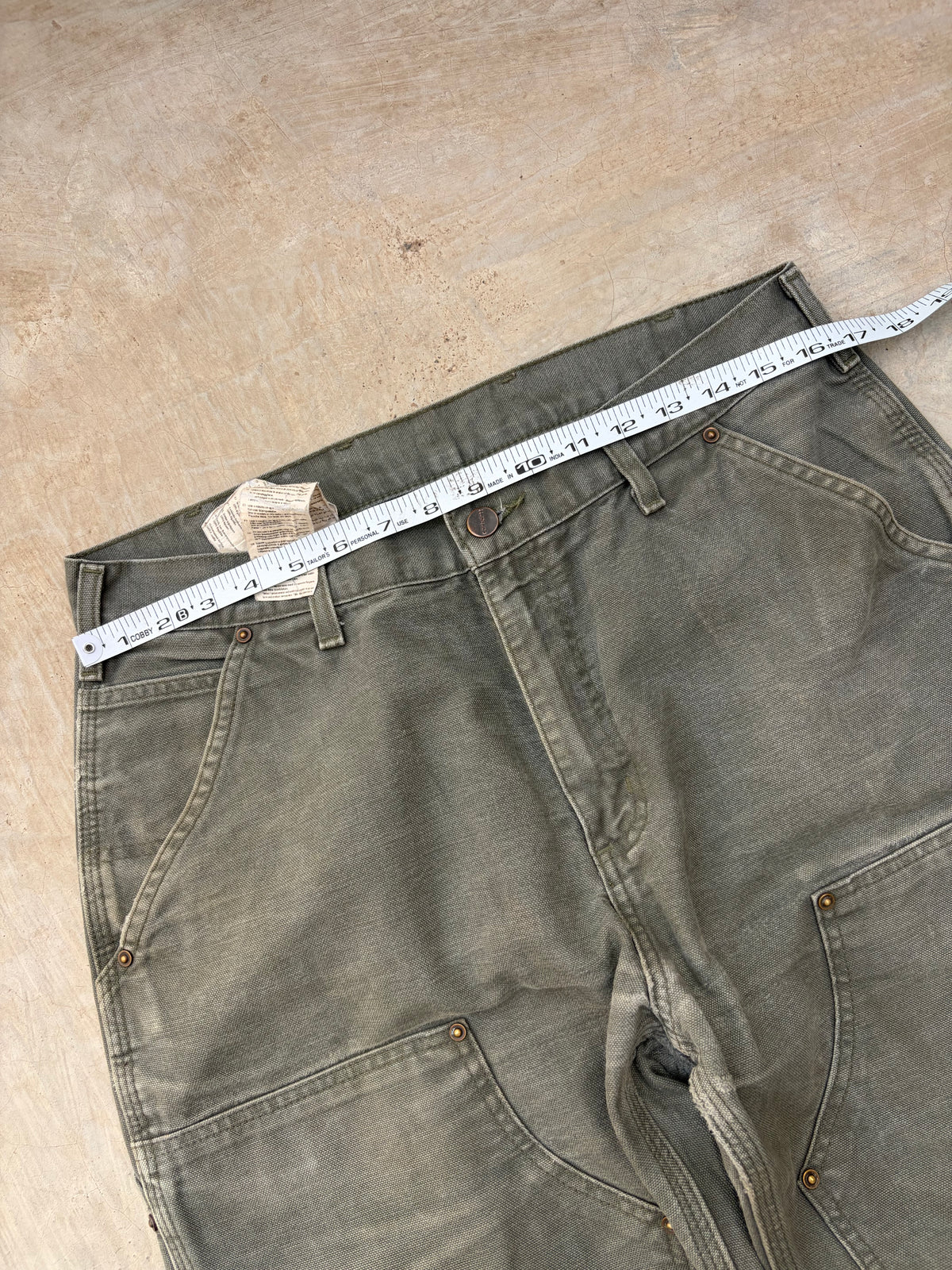 Vintage Sunfaded Bootcut Carhartt Double Knee pants 33