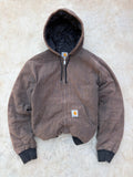 Vintage 00s Sunfaded Carhartt Plaid Active Jacket M