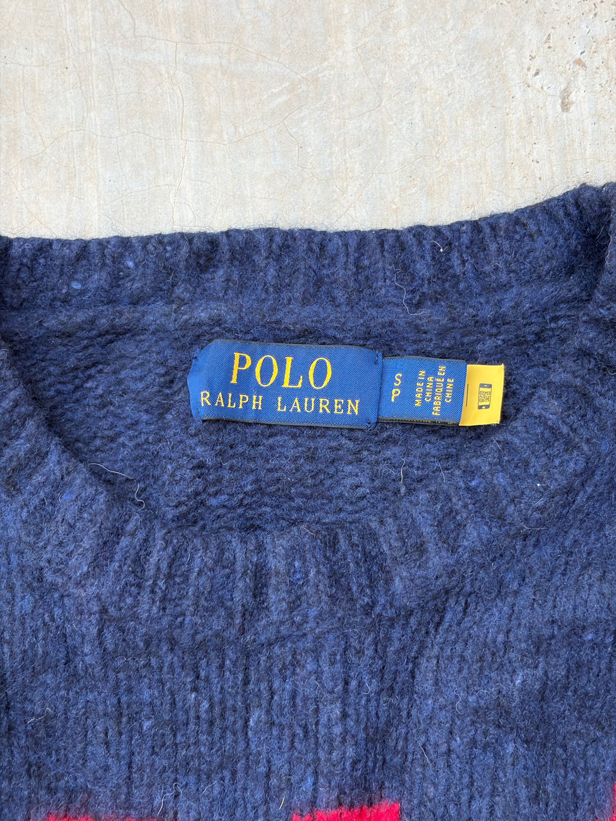 Vintage Polo Ralph Lauren “POLO” Knit Sweater S/M