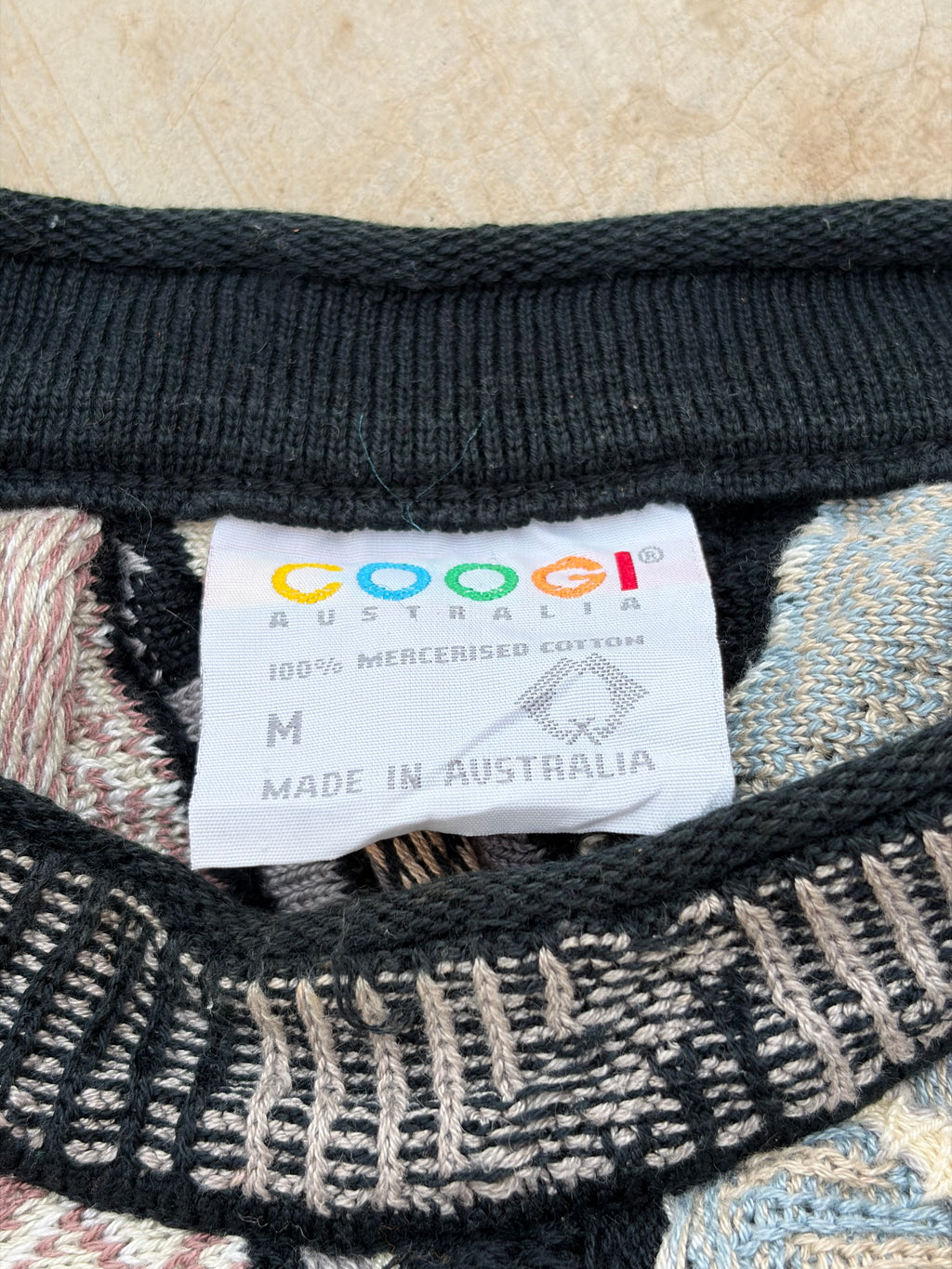 Vintage 90s Coogi 3D Knit Sweater L