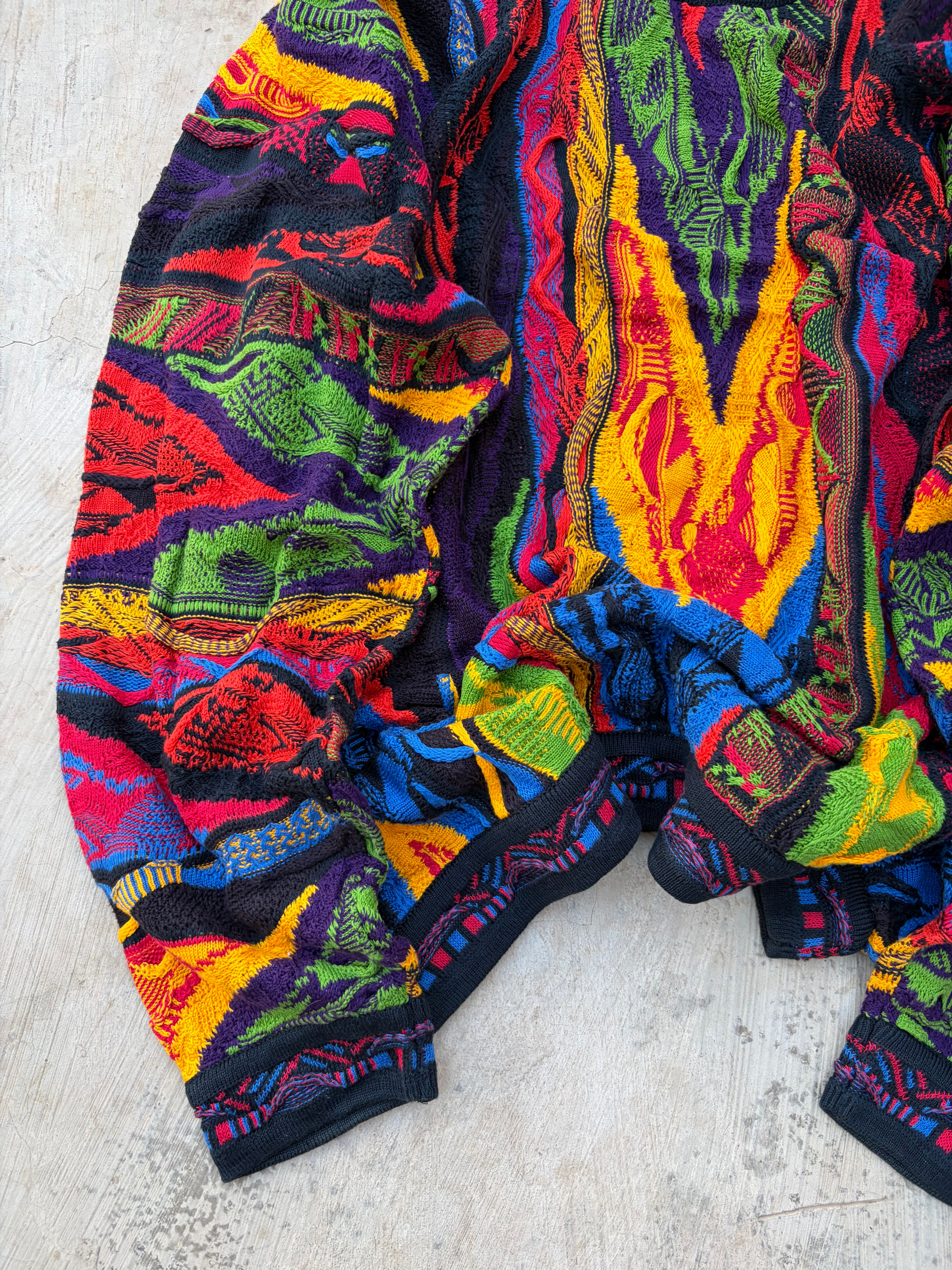 Vintage 90s COOGI Australia Mercerised Cotton Knit Sweater 2XL
