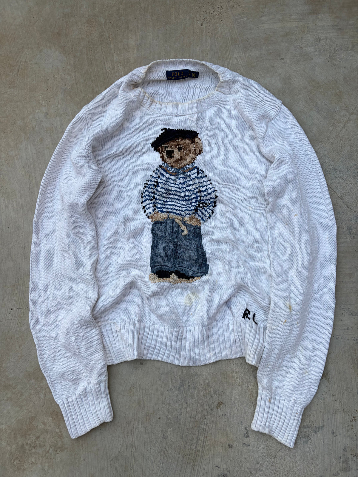 Vintage Polo Ralph Lauren Polo Bear Sweater – Nautical Bear M