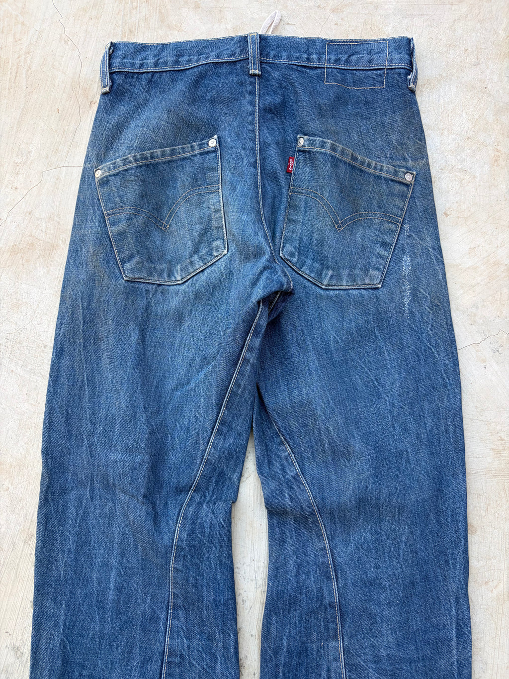 Vintage Levi’s 503 Denim Jeans Faded Blue Straight Leg 28