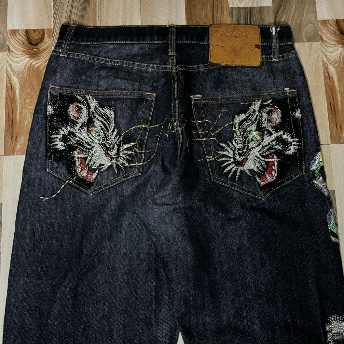 Vintage Edhardy Y2K Baggy Jeans 36