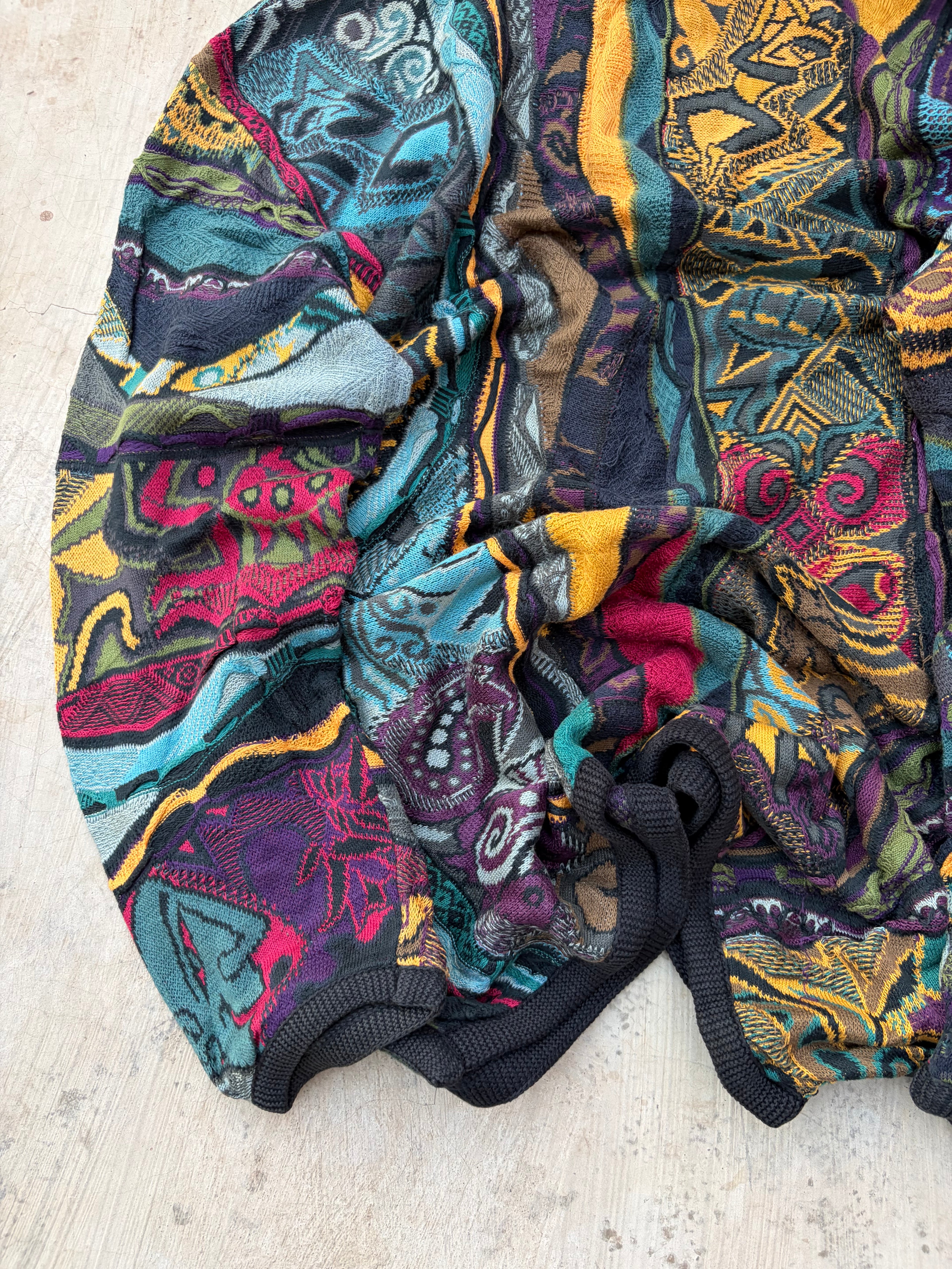 90s COOGI Australia Mercerized Cotton Knit Sweater Size L/XL