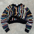 Vintage 90s 3D Knit M/L Womens