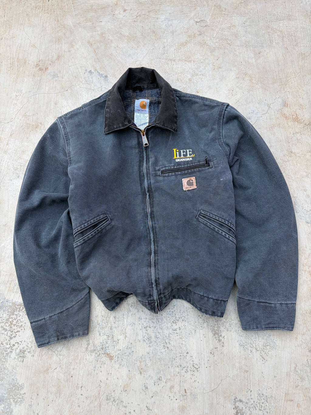 Vintage 00s Carhartt Detroit Jacket J97 PTL S