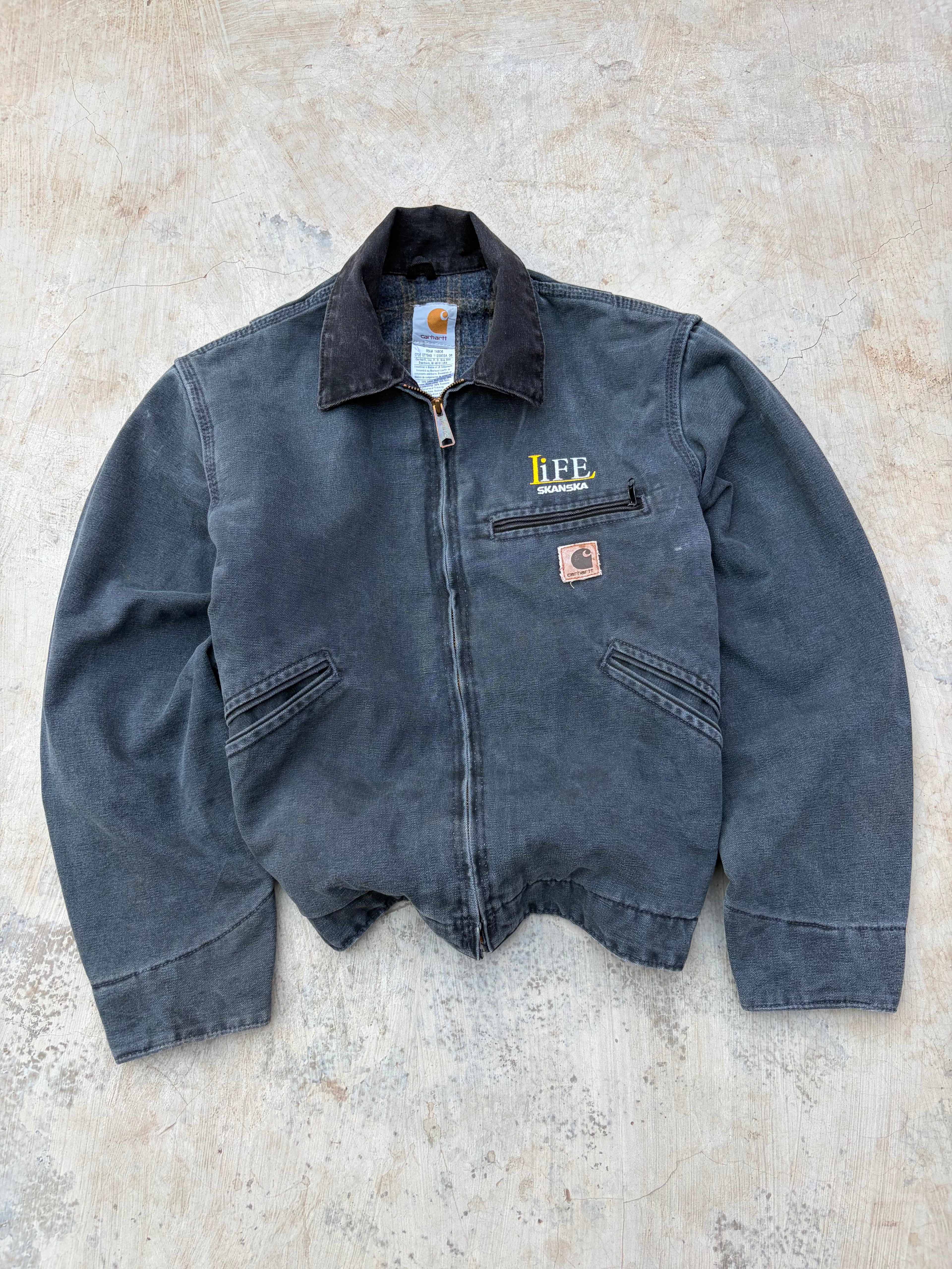 Vintage 00s Carhartt Detroit Jacket J97 PTL S