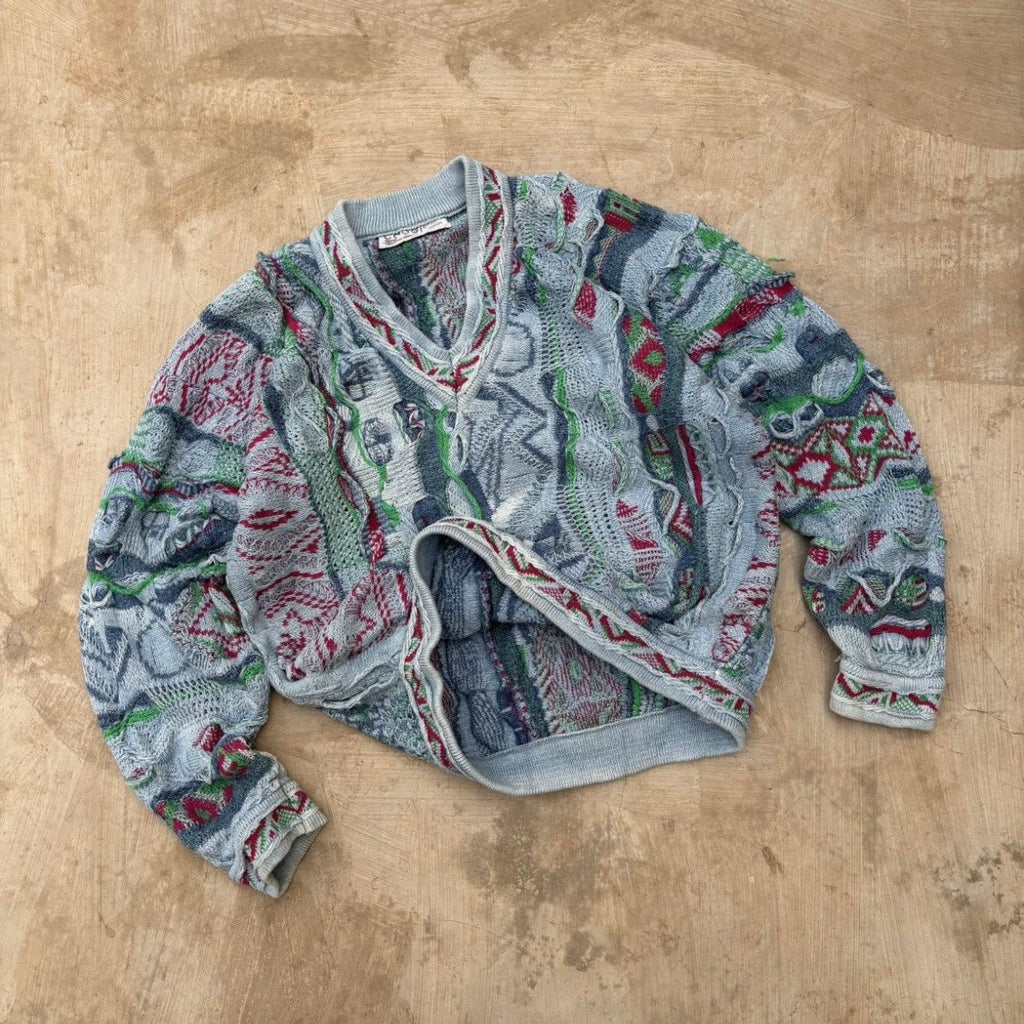 Vintage 90s Coogi Blues 3D Knitwear L/XL